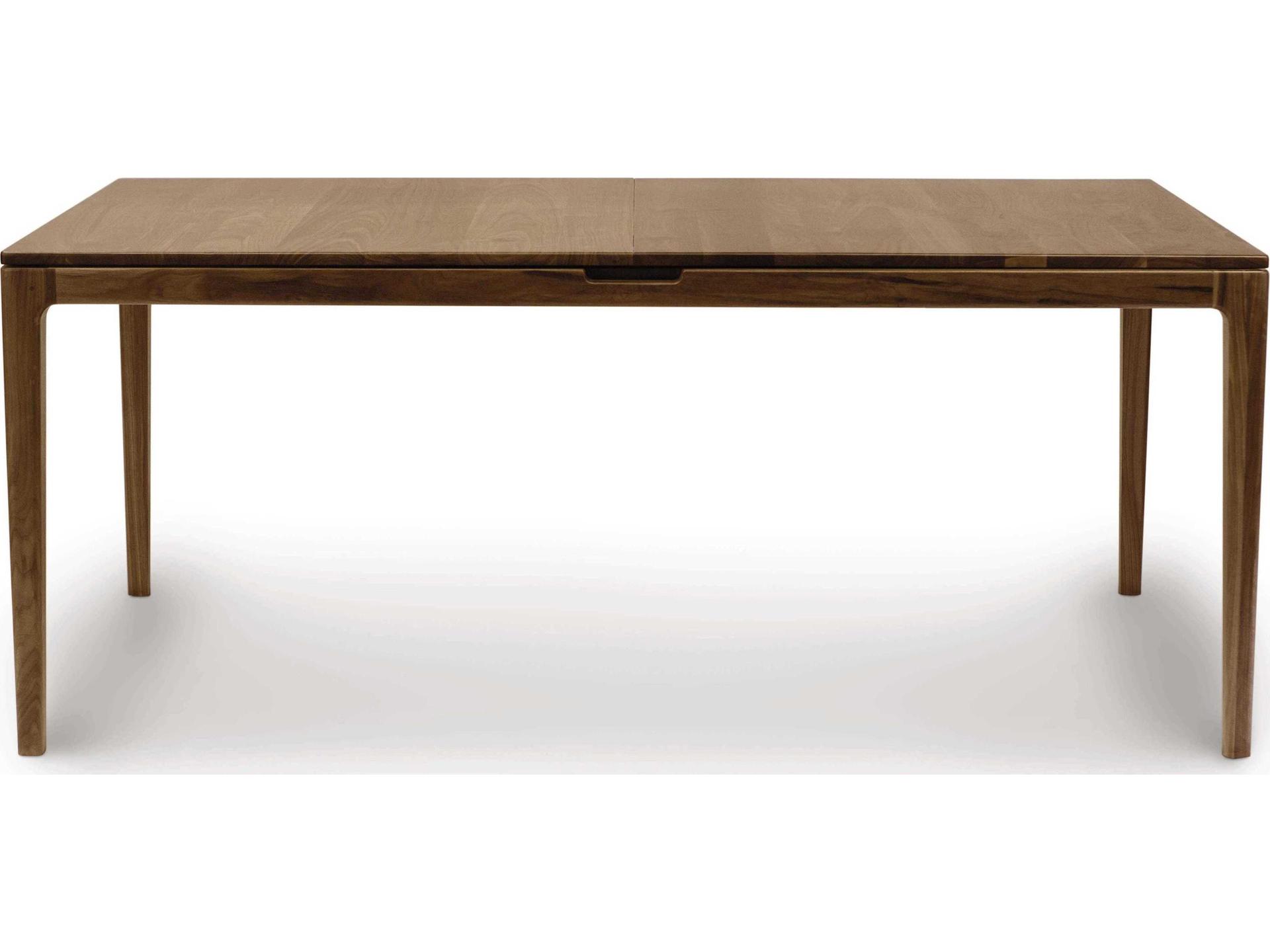 Lisse Extendable Rectangular Wood Walnut Dining Table