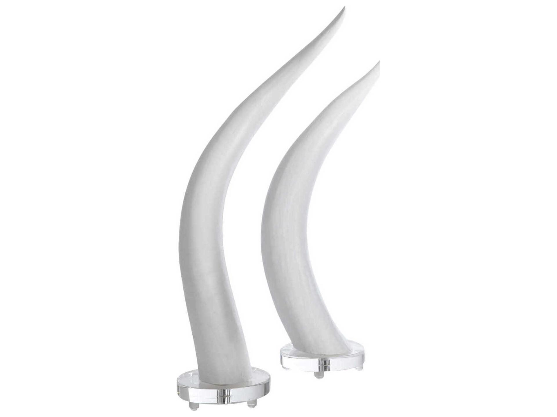 Bill Cain Horns - White