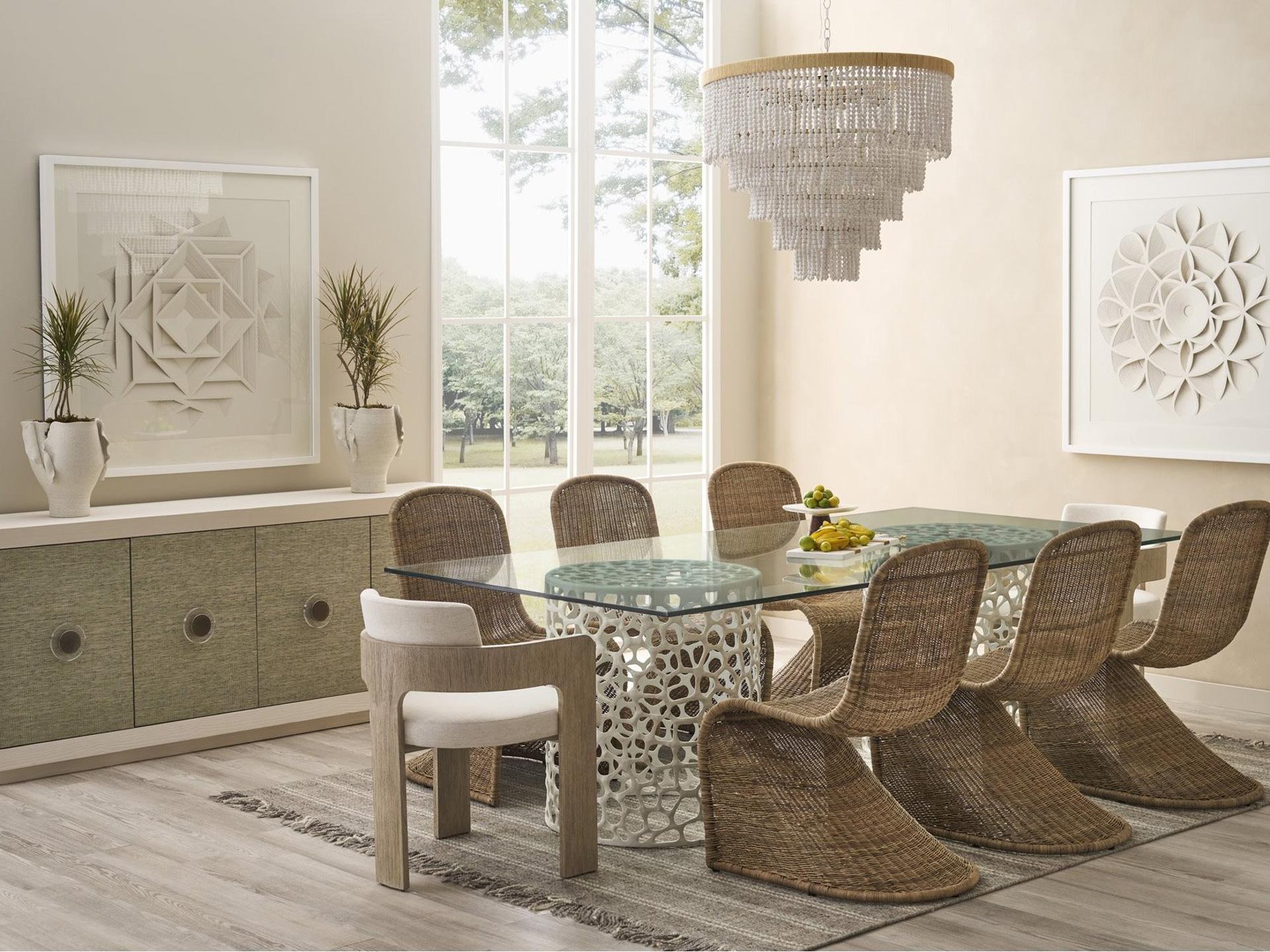 Oasis Oak Wood Dining Room Set