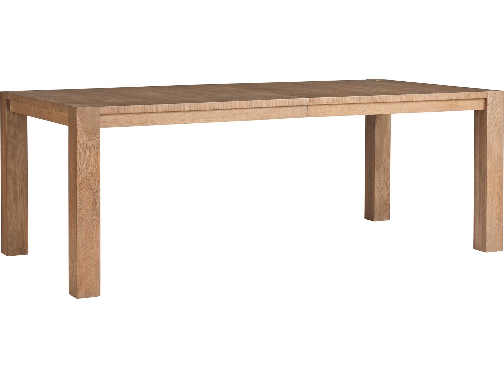 Universal Furniture Weekender Rectangle Extendable Dining Table in Sand Dune