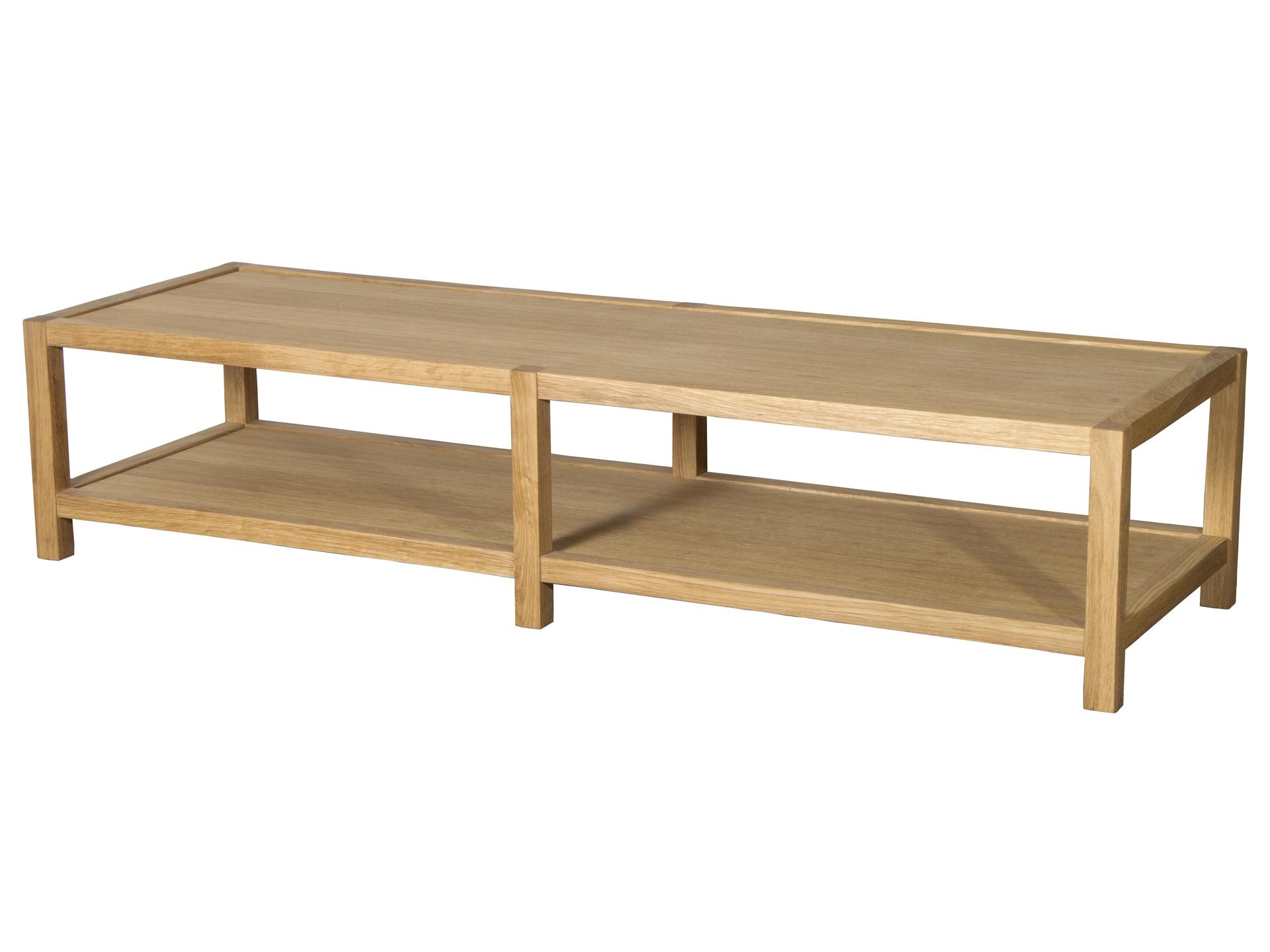 Scale Rectangular Coffee Table in Solid Oak