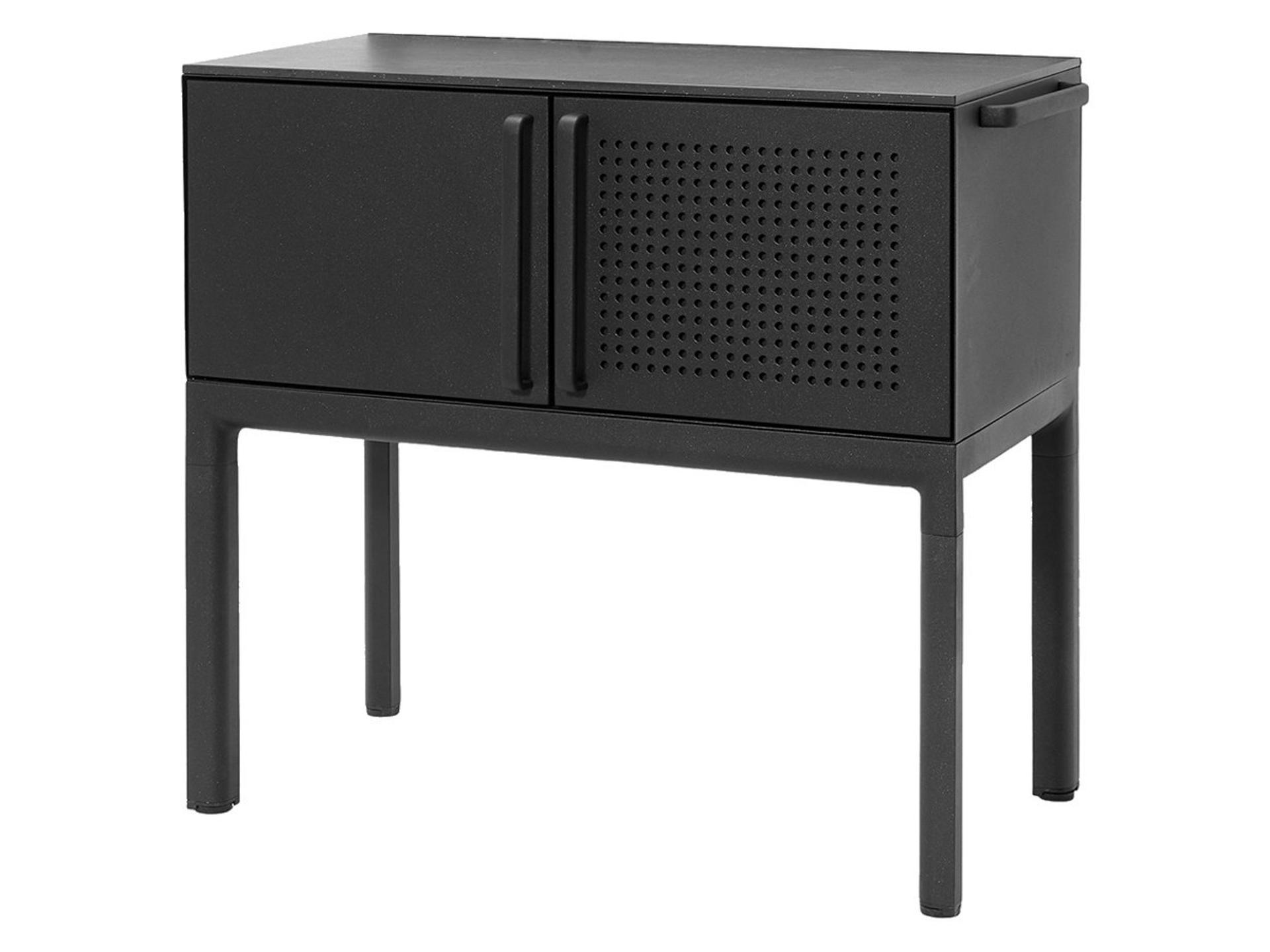 Drop Single Kitchen Module Rectangular Console Table Lava Grey