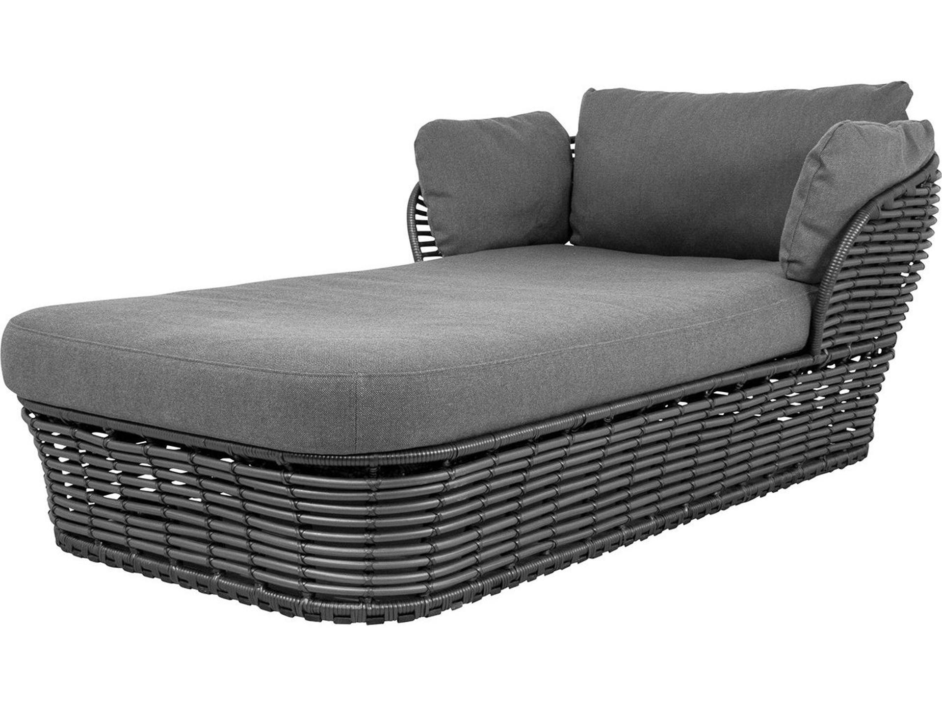 Cane-line Basket Outdoor Daybed with QuickDry Cushions