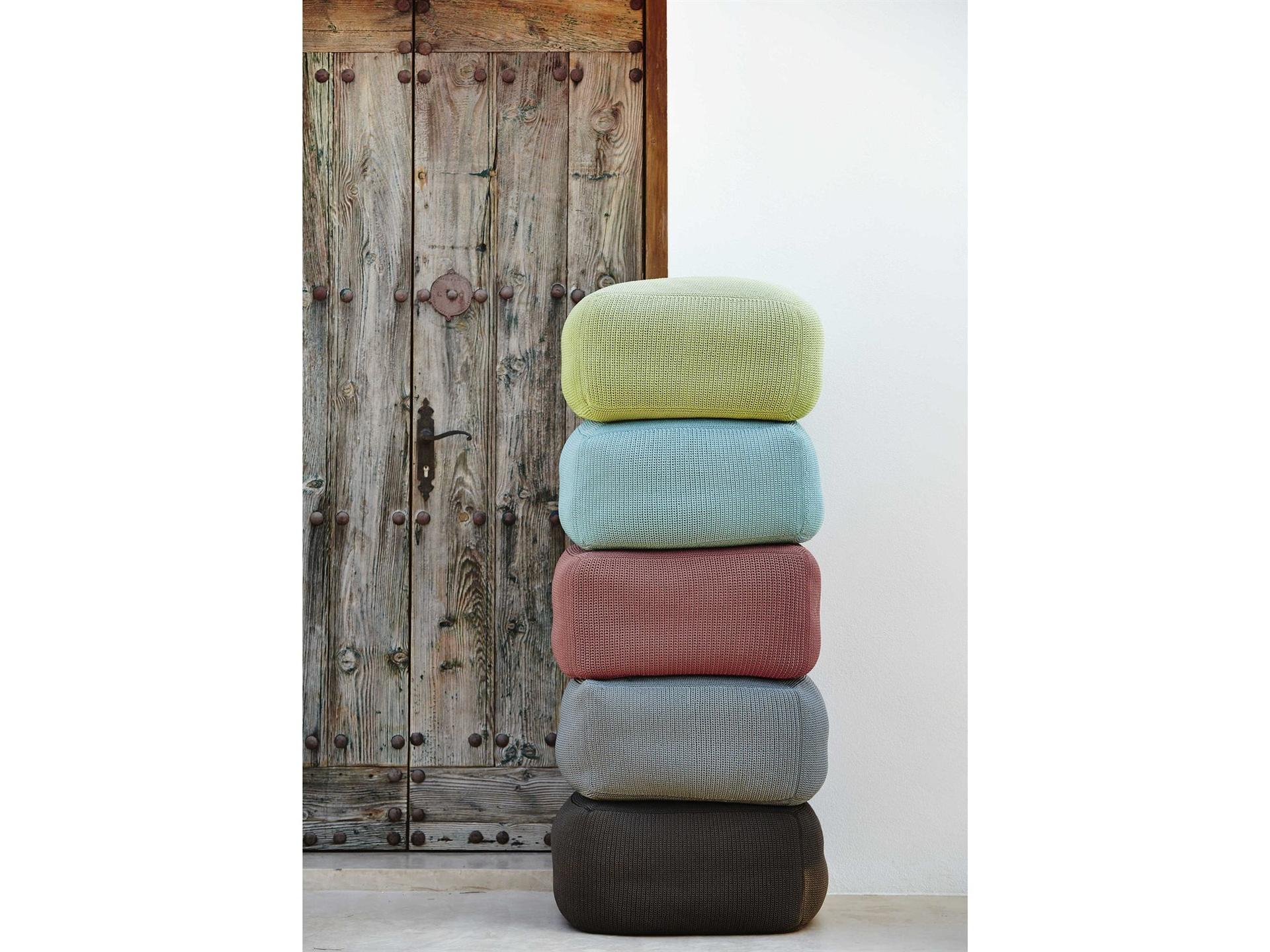 Cane-line Divine Outdoor Footstool Hand-Crocheted Polypropylene