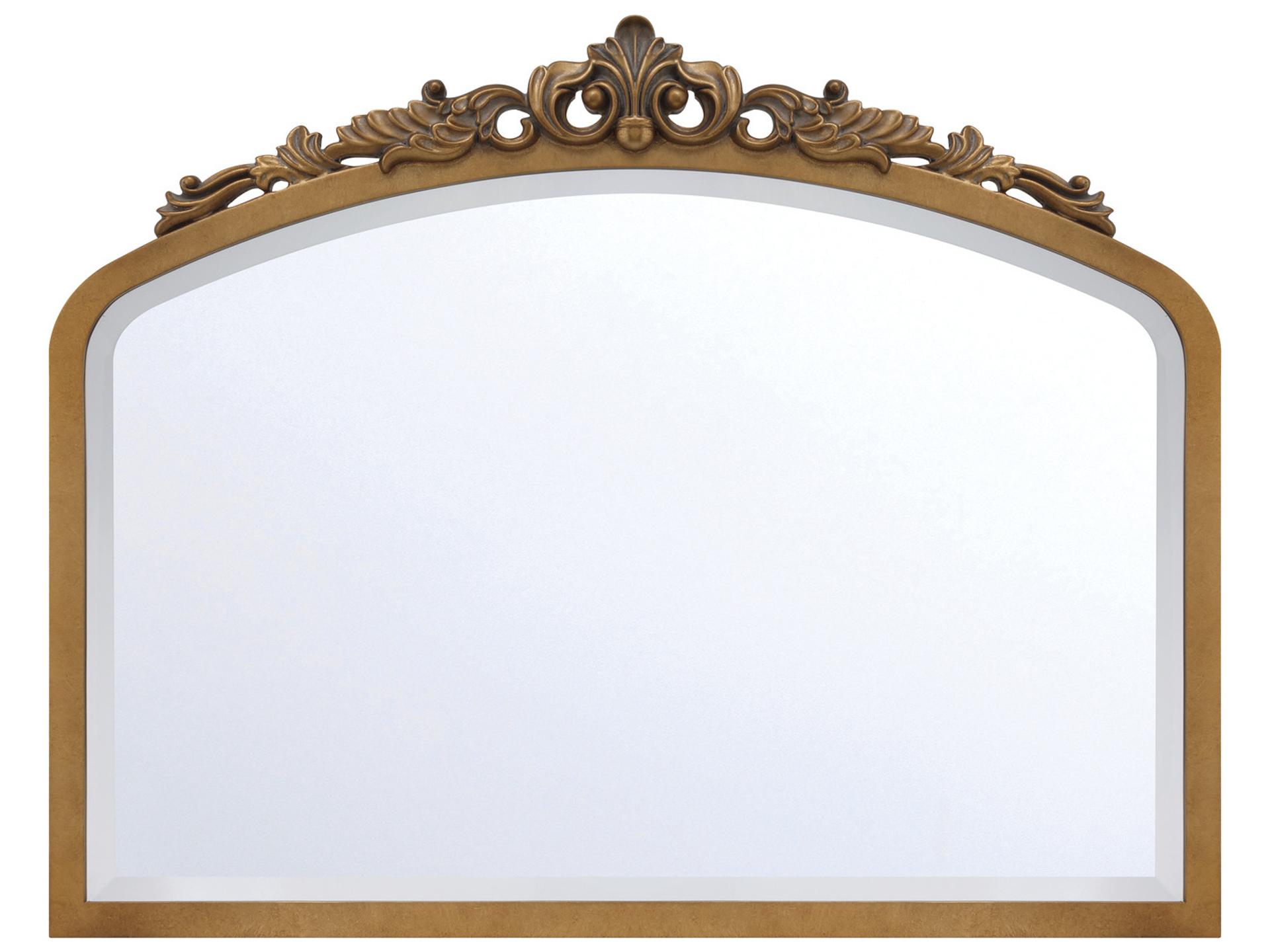 Crystorama Arden Gold Dresser Mirror Vertical
