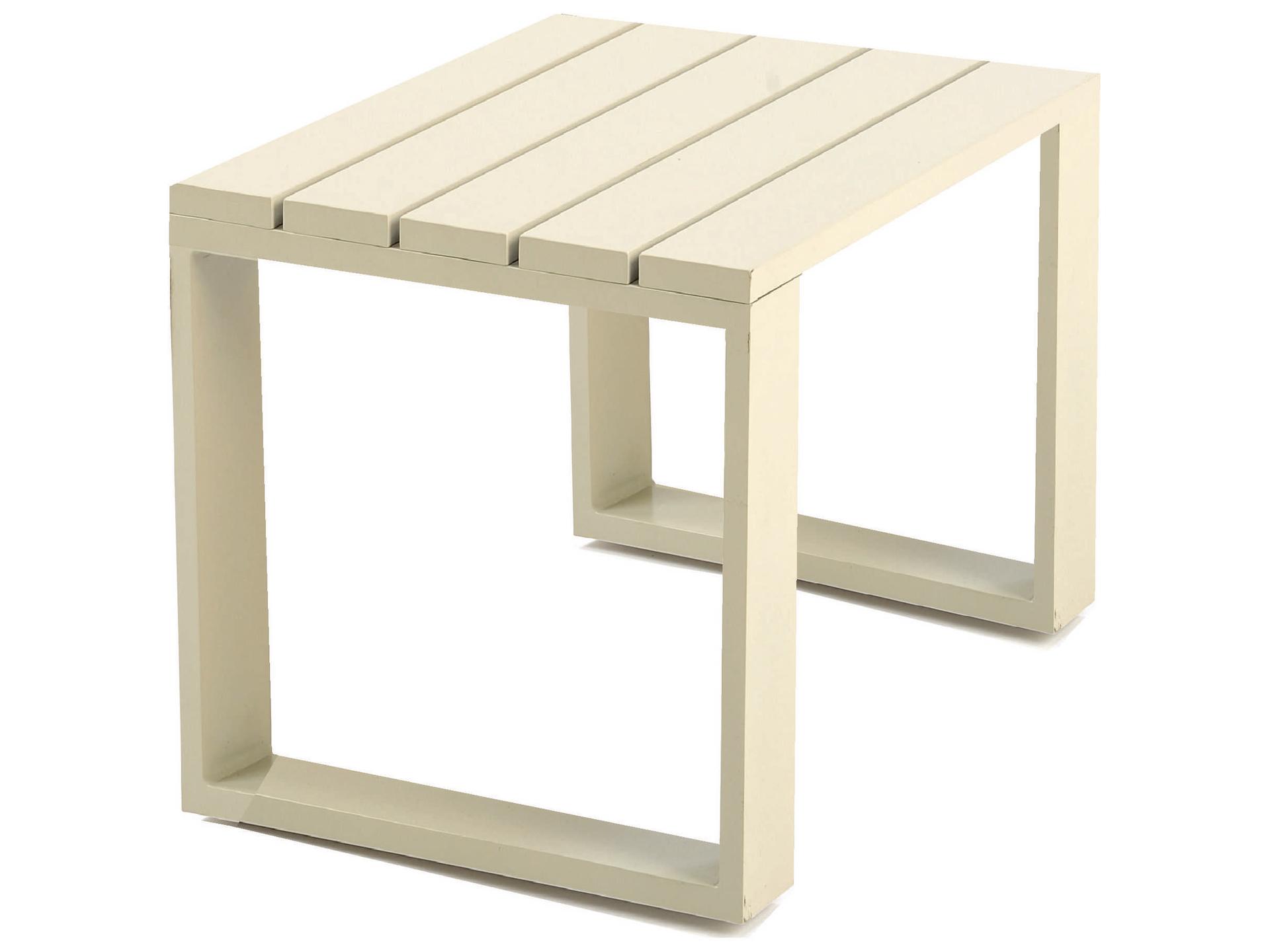 Caluco Space Aluminum Square Patio End Table