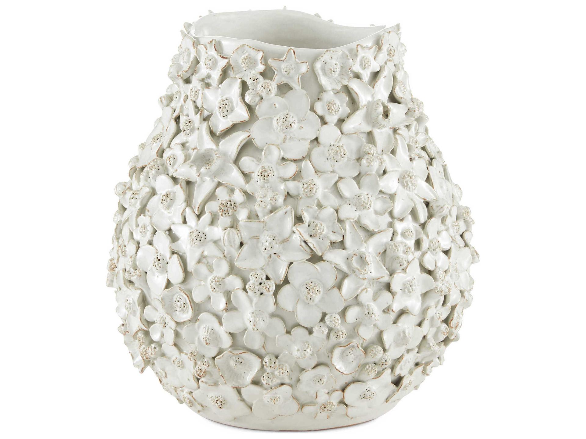 Jessamine White Vase