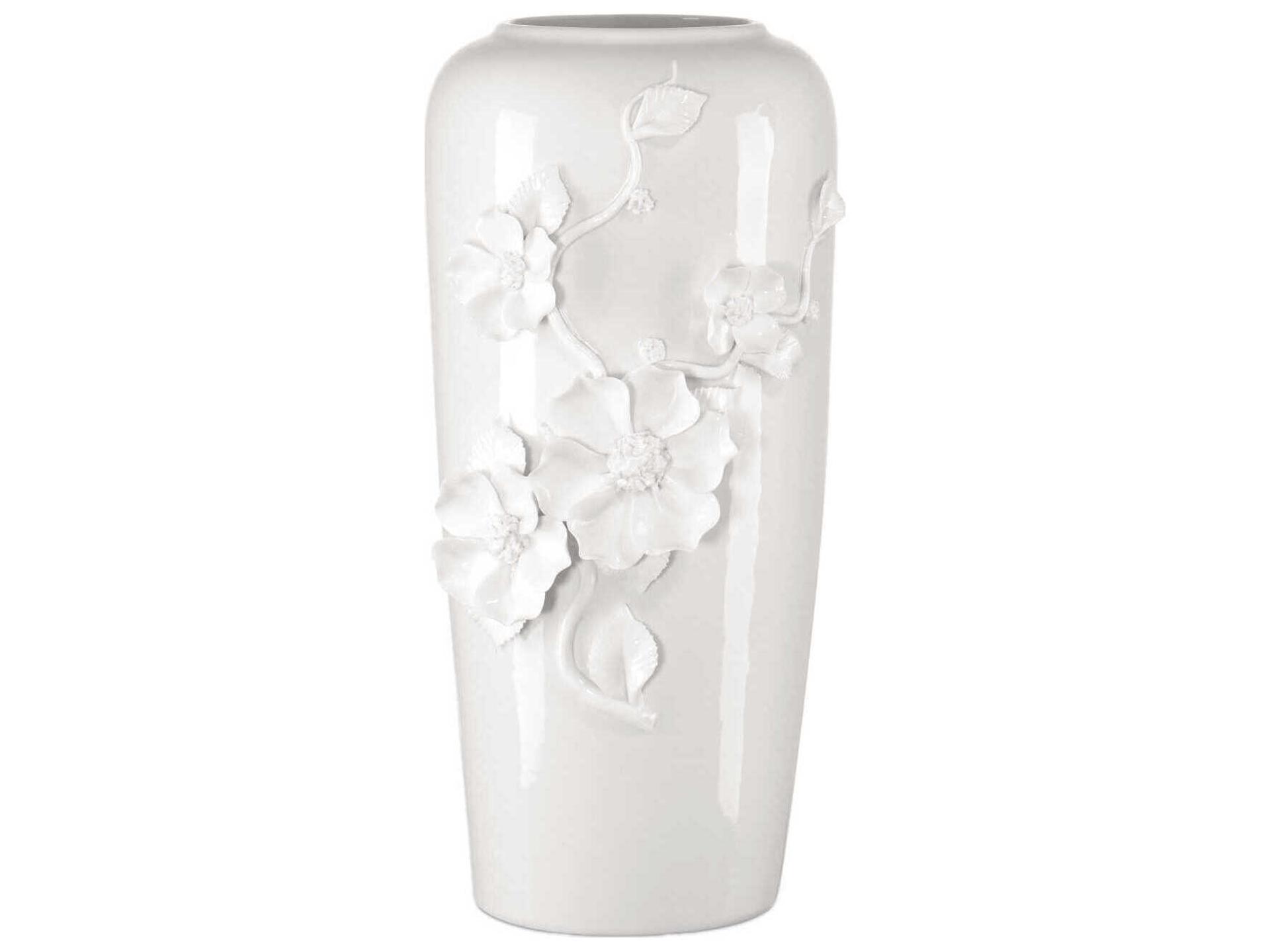 Flower Maria White Vase