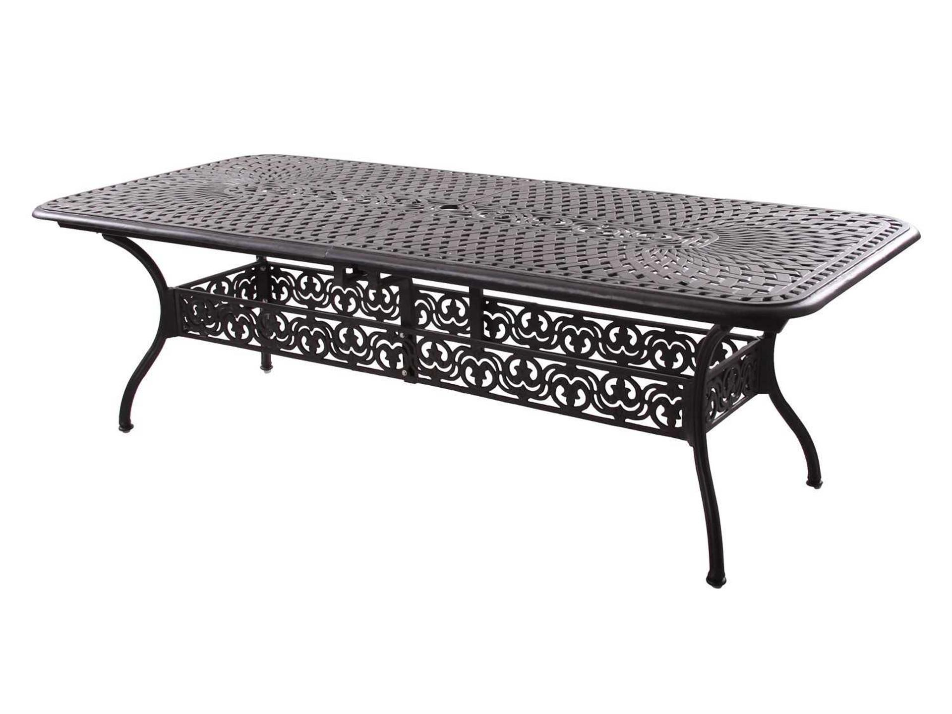 テーブル・机 Antique Cafe table 60 iron leg Darlee Outdoor Living Series 60 Rectangle Coffee Table — Antique