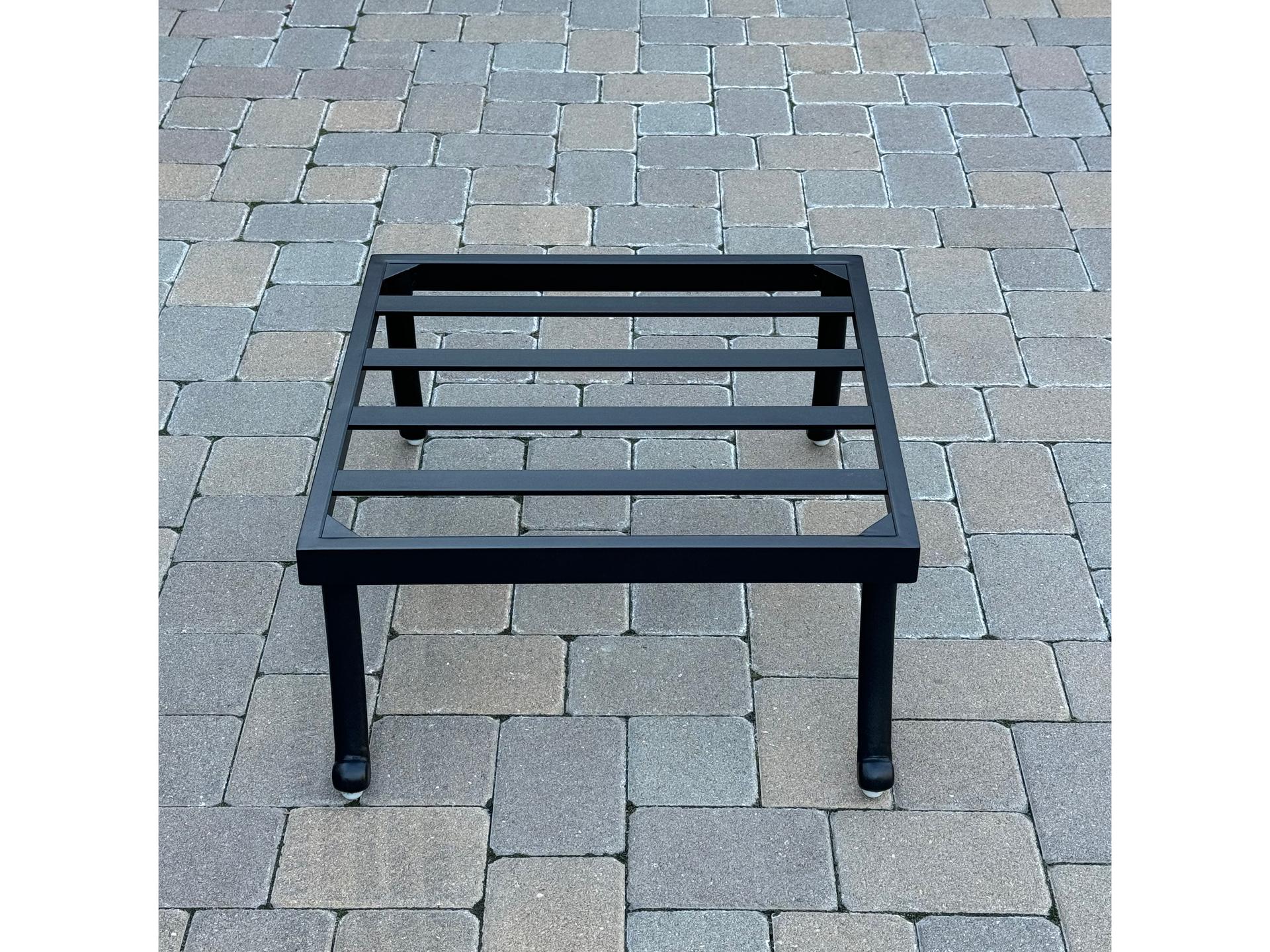 Darlee Outdoor LivingSanta Anita Cast Aluminum Ottoman (Set of 2) with Sunbrella Cushions