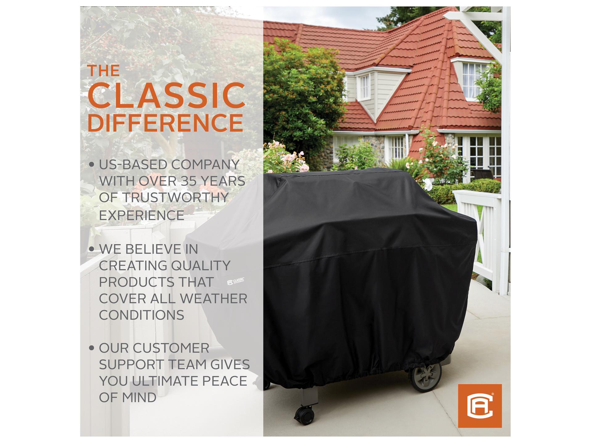 Duck Covers Classic Black 34 Inch Stand Up Patio Heater Cover
