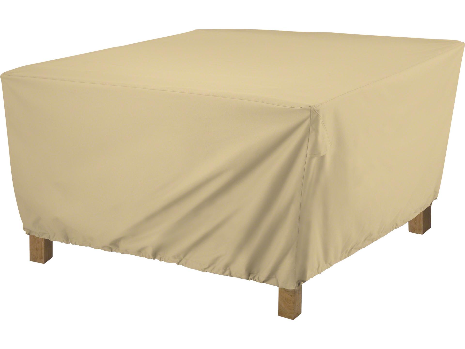 Duck Covers Terrazzo Sand 28 Inch Square Ottoman/Side Table Cover