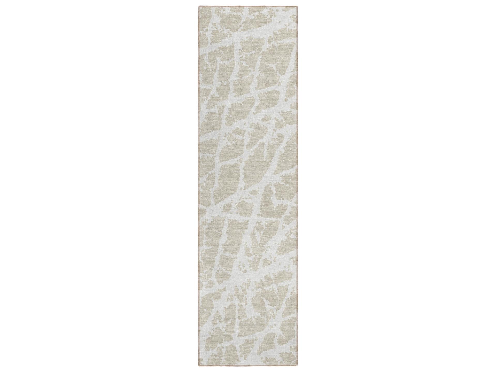 Chantille ACN501 Organic Transitional Polyester Runner Area Rug in Beige