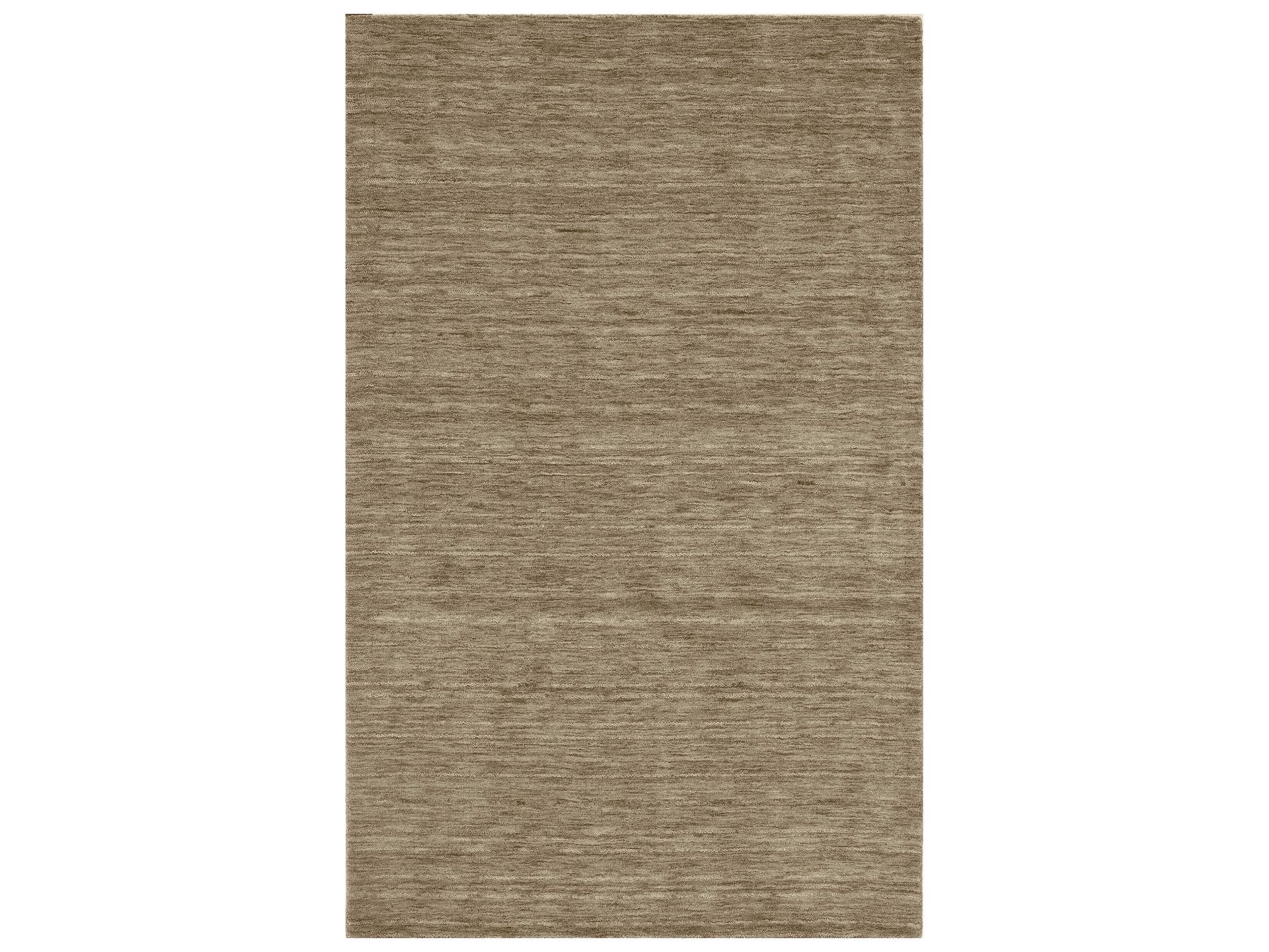Rafia Area Rug Taupe Hand Loomed Wool