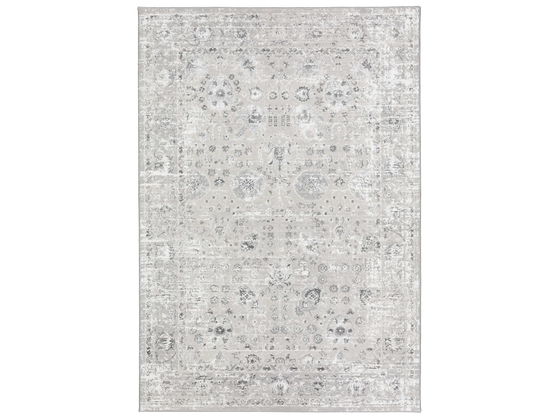 Rhodes RR8 Silver Area Rug Modern Transitional