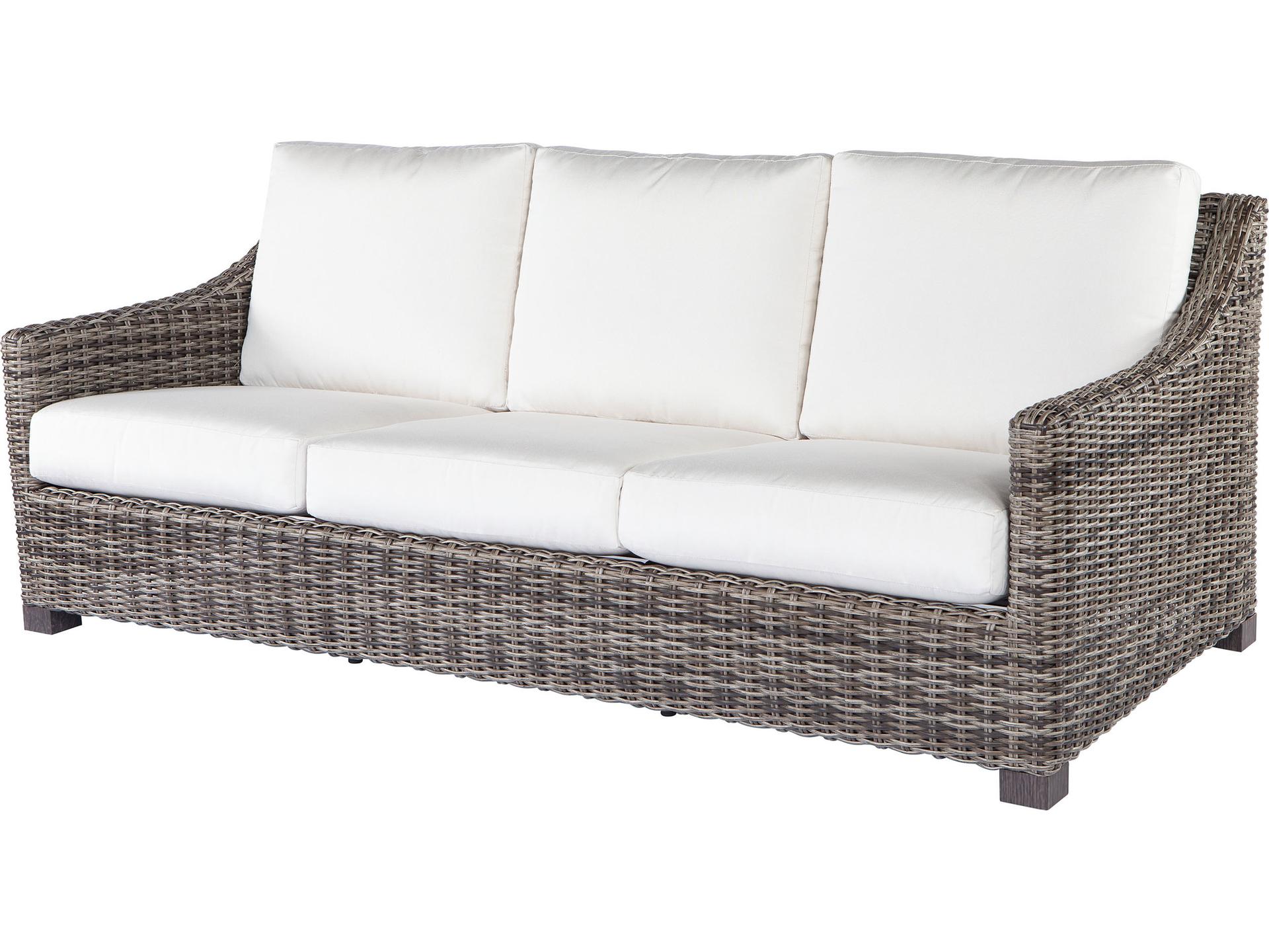 Avallon Wicker Patio Sofa All-Weather Outdoor Seating