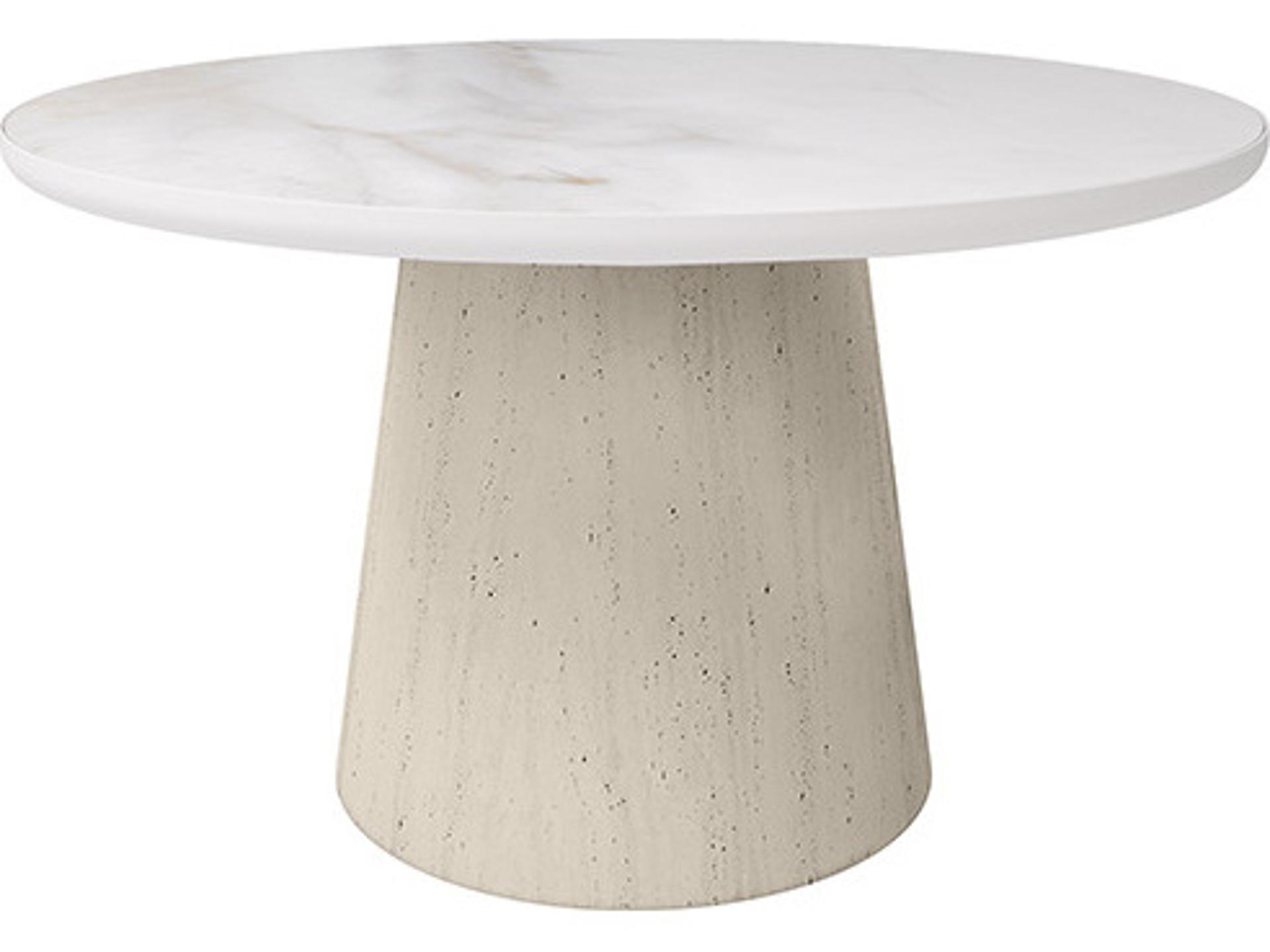 Ebel Pompano Stone Round Dining Table Base