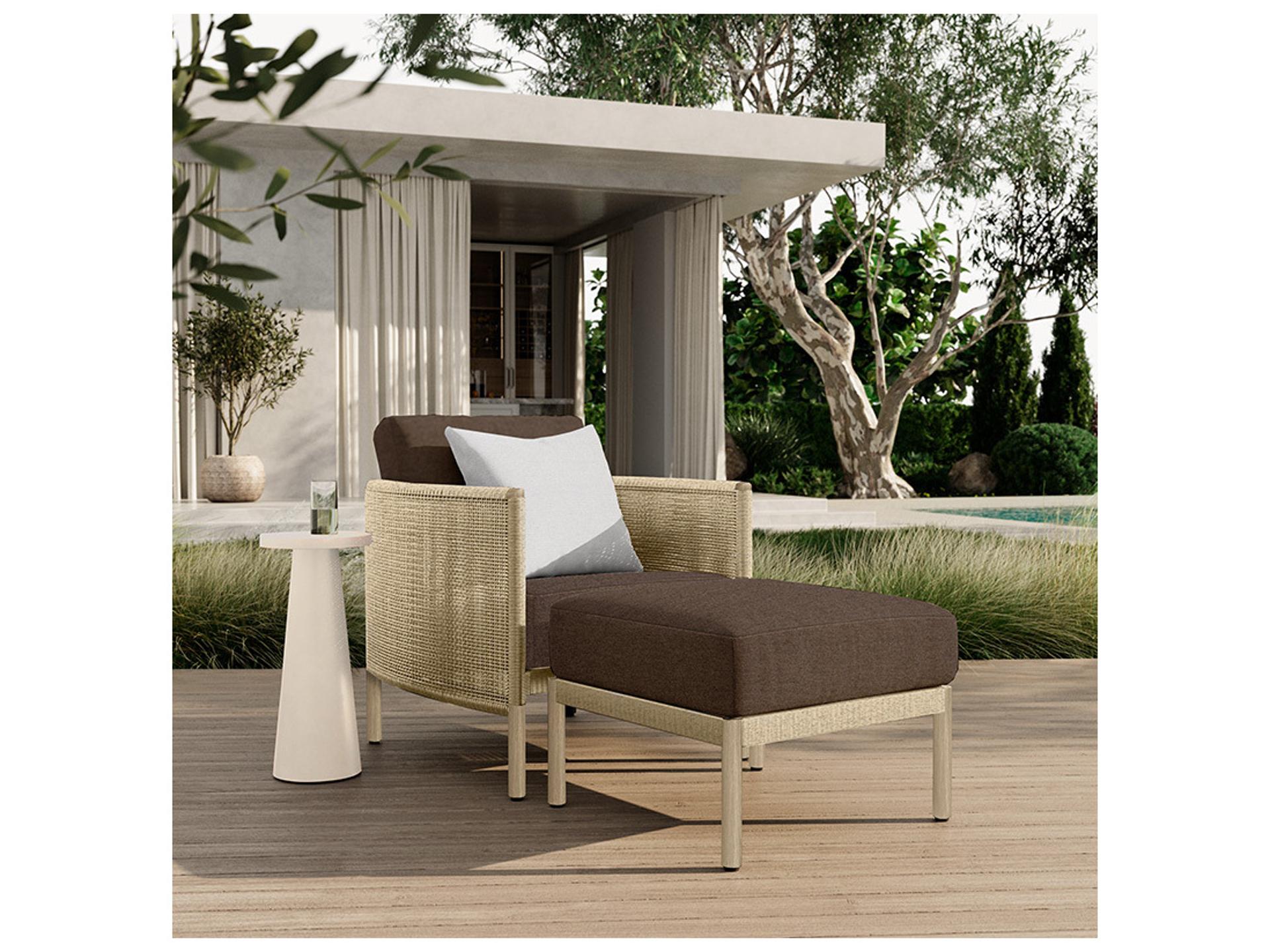 Ebel Orleans Aluminum Outdoor Patio Lounge Chair