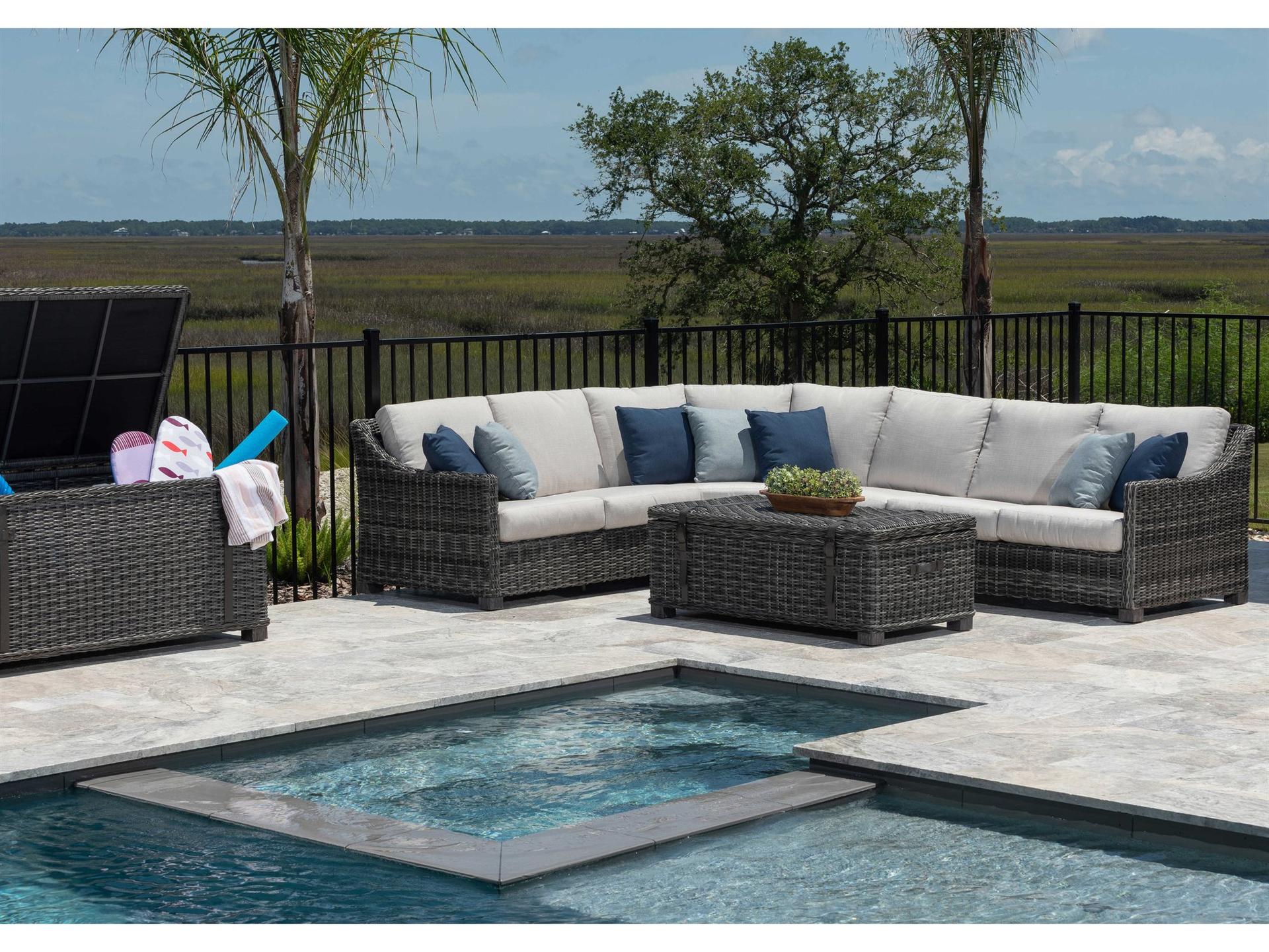 Avallon Wicker Sectional Outdoor Lounge Set