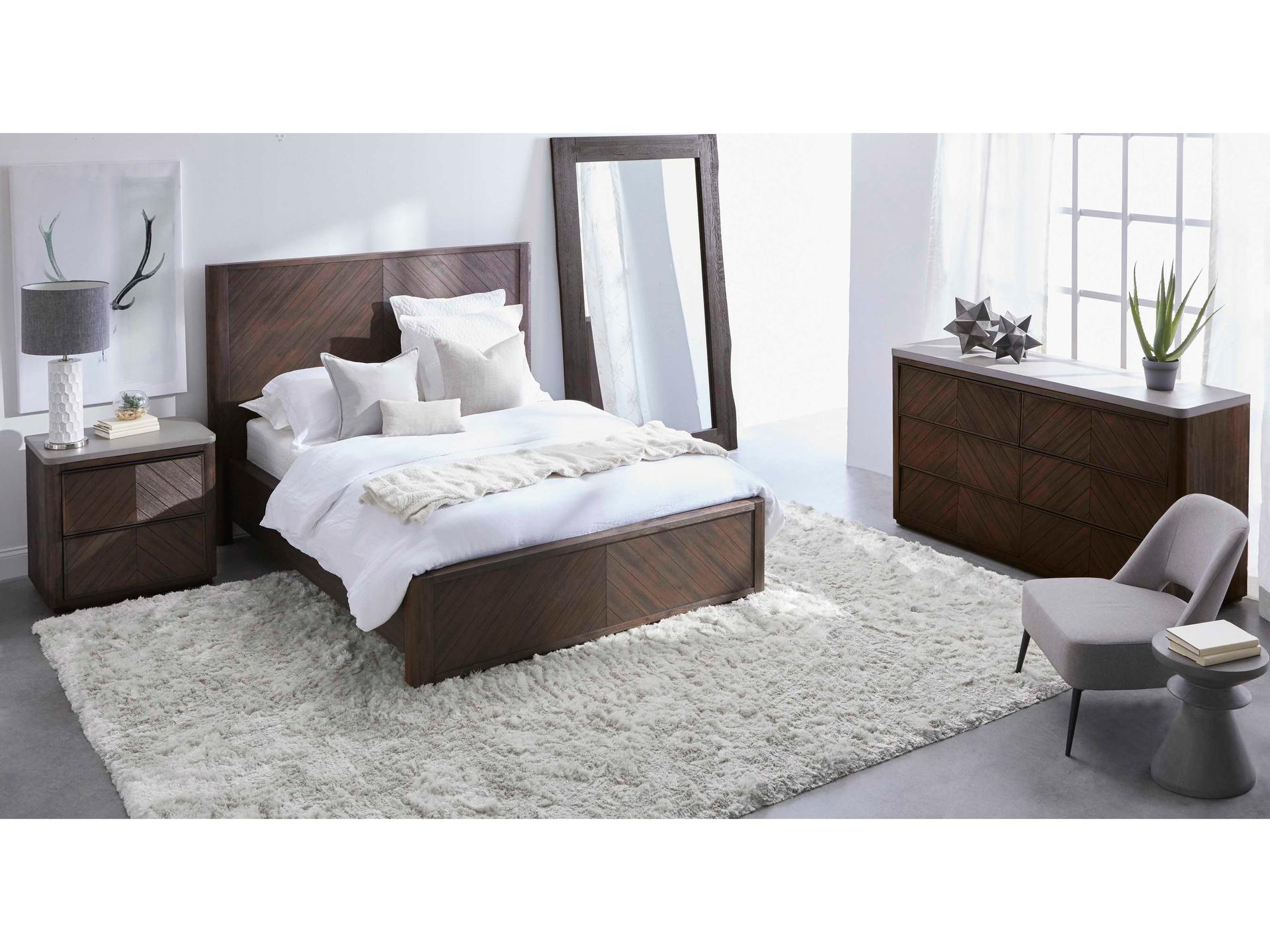 Essentials for Living Outdoor District Slate Grey Concrete Round End Table