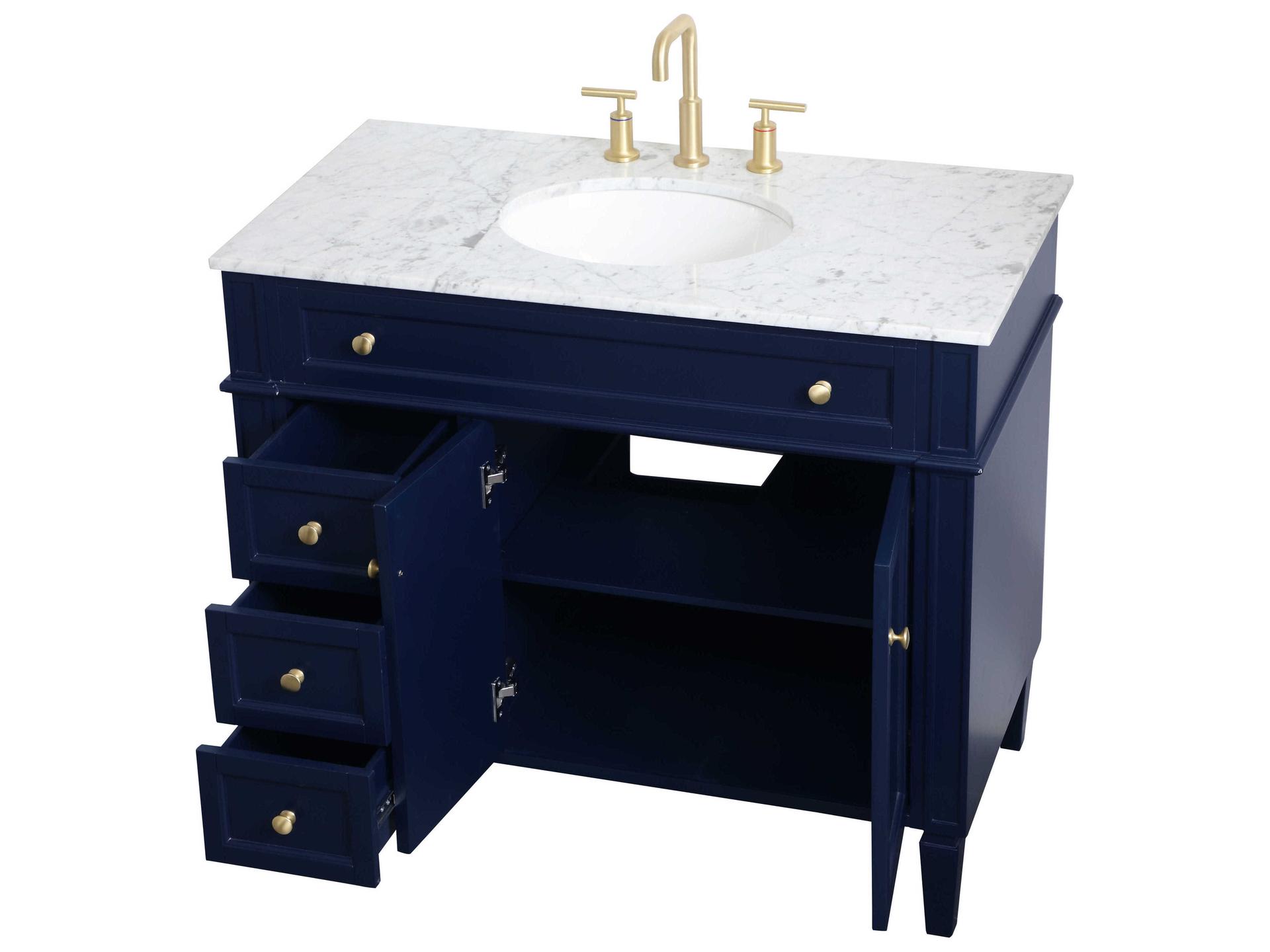 Elegant Lighting Blue 40" Vanity