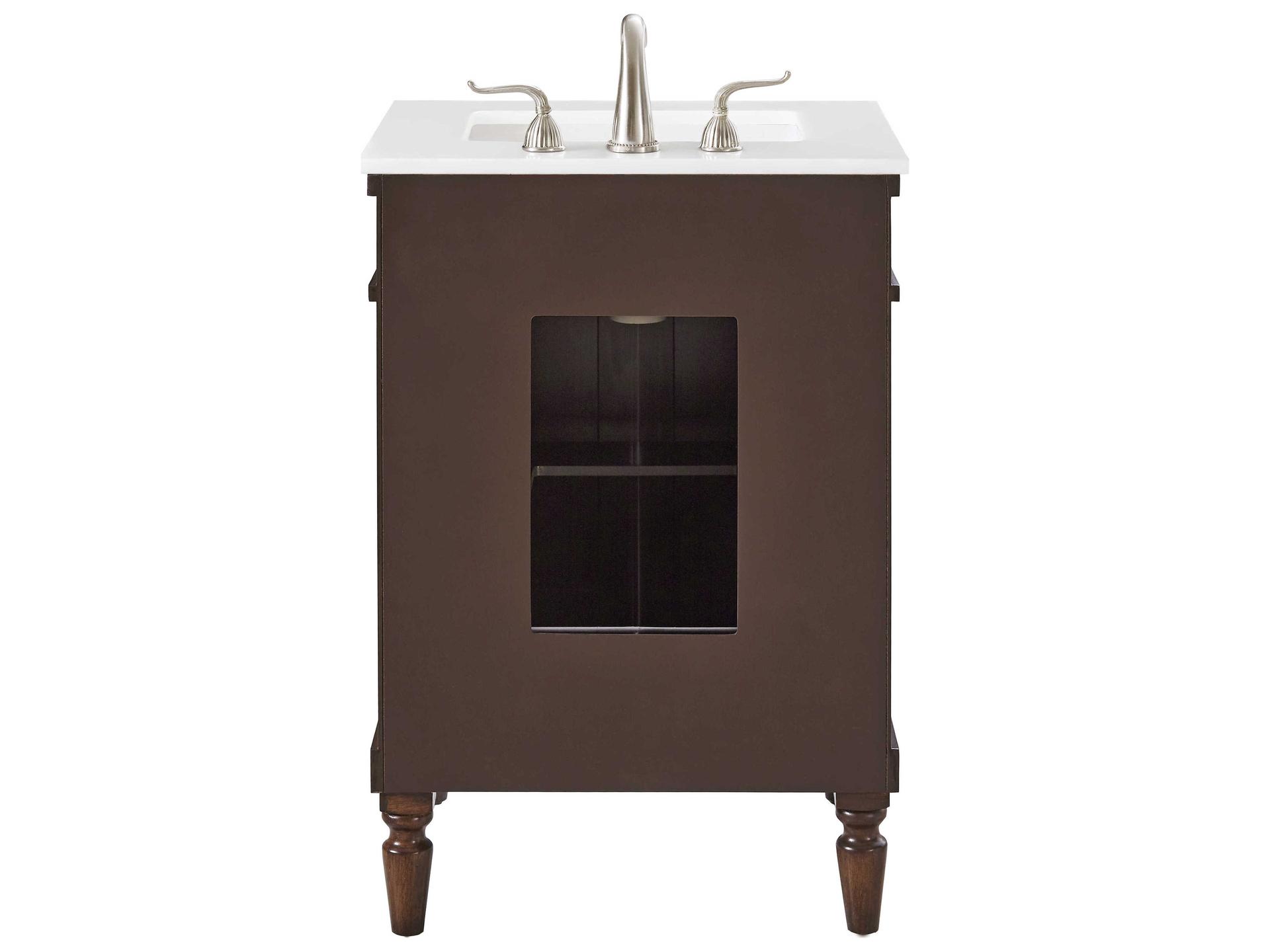 Elegant Lighting Lexington Walnut 24" Vanity