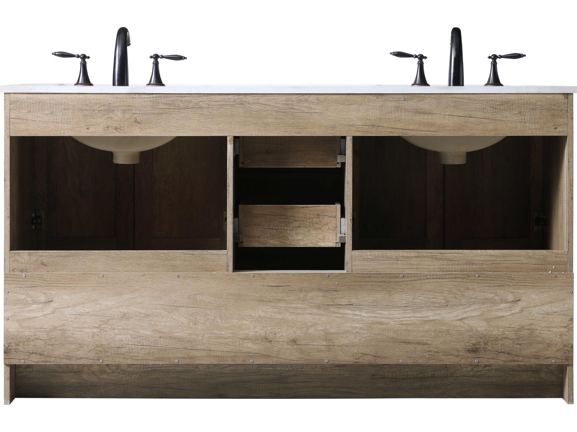 Elegant Lighting Soma Natural Oak Vanity