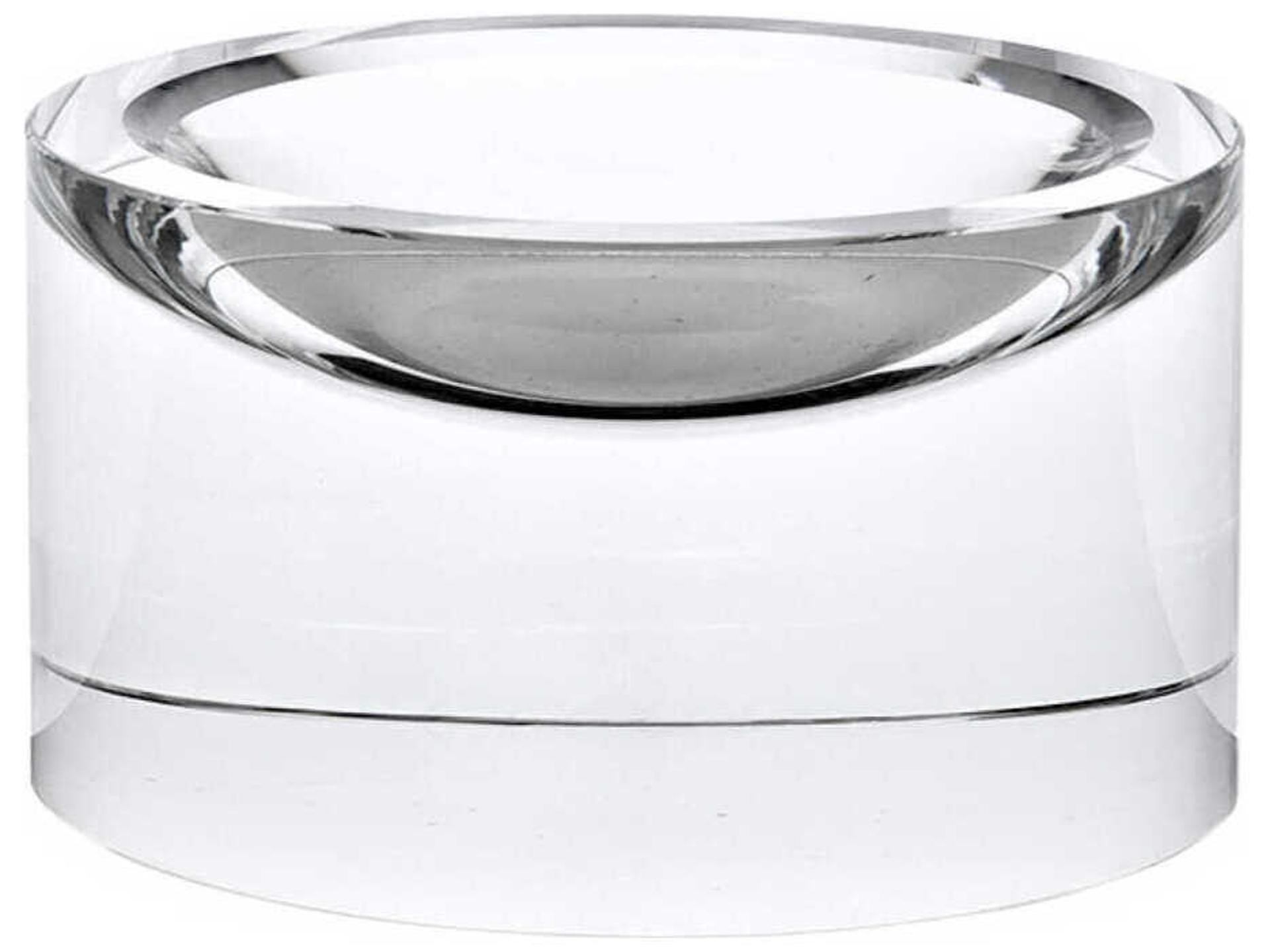 Conex Crystal Glass Bowl Decorative Accent