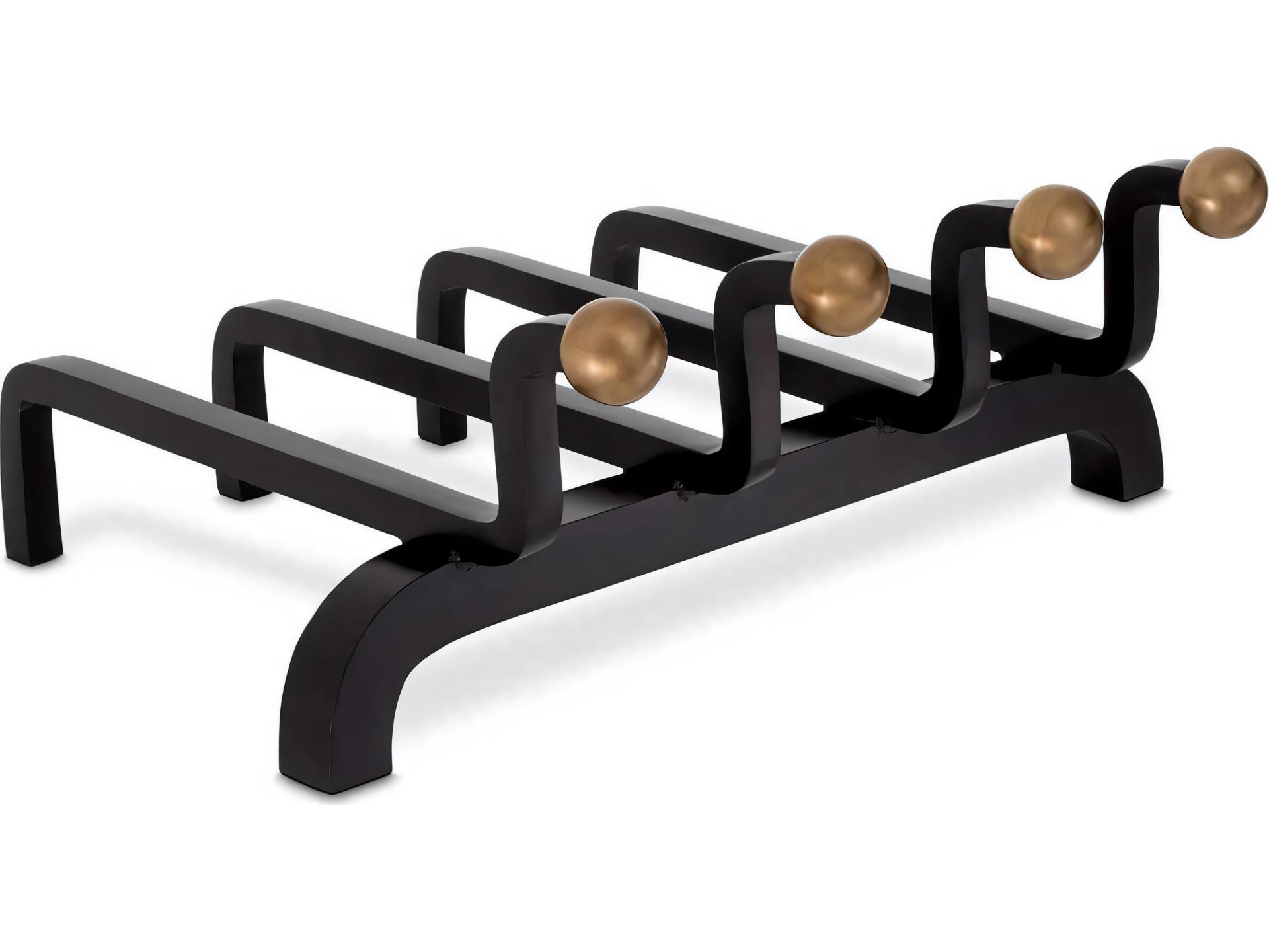 Brinon Vintage Brass Andiron