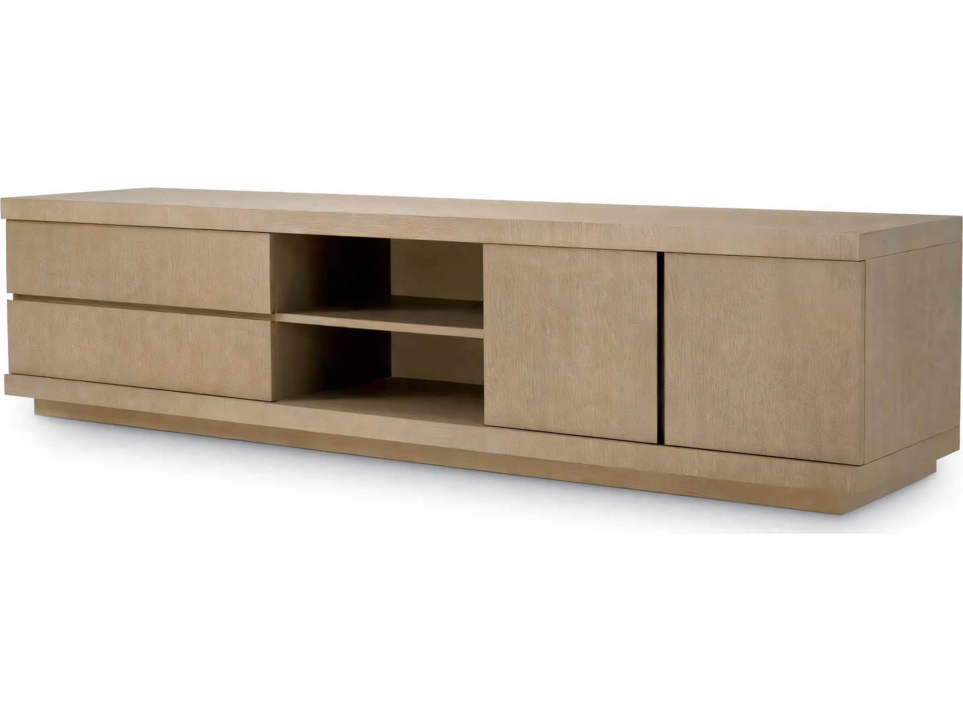 Crosby Washed Oak Veneer Tv Cabinet