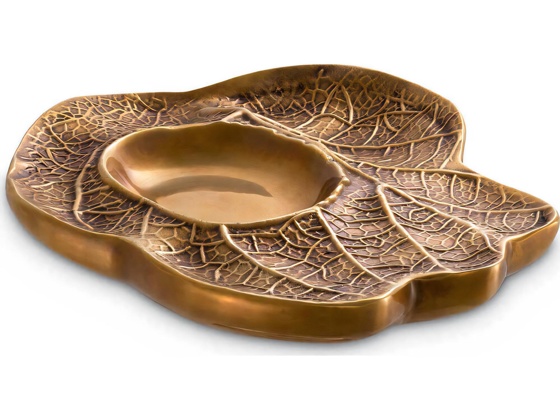 Clemence Vintage Brass Bowl