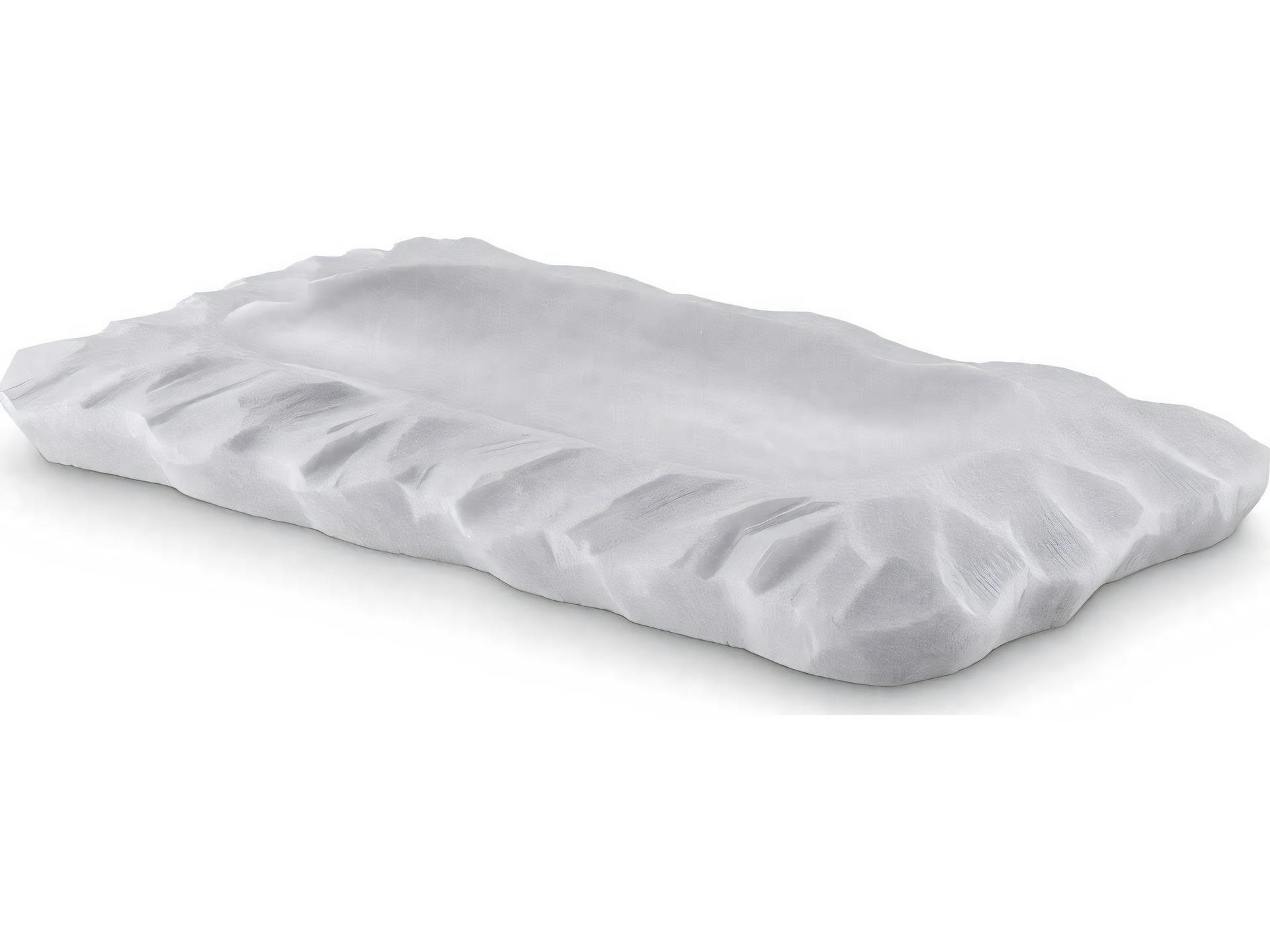 Mauro White Marble Tray