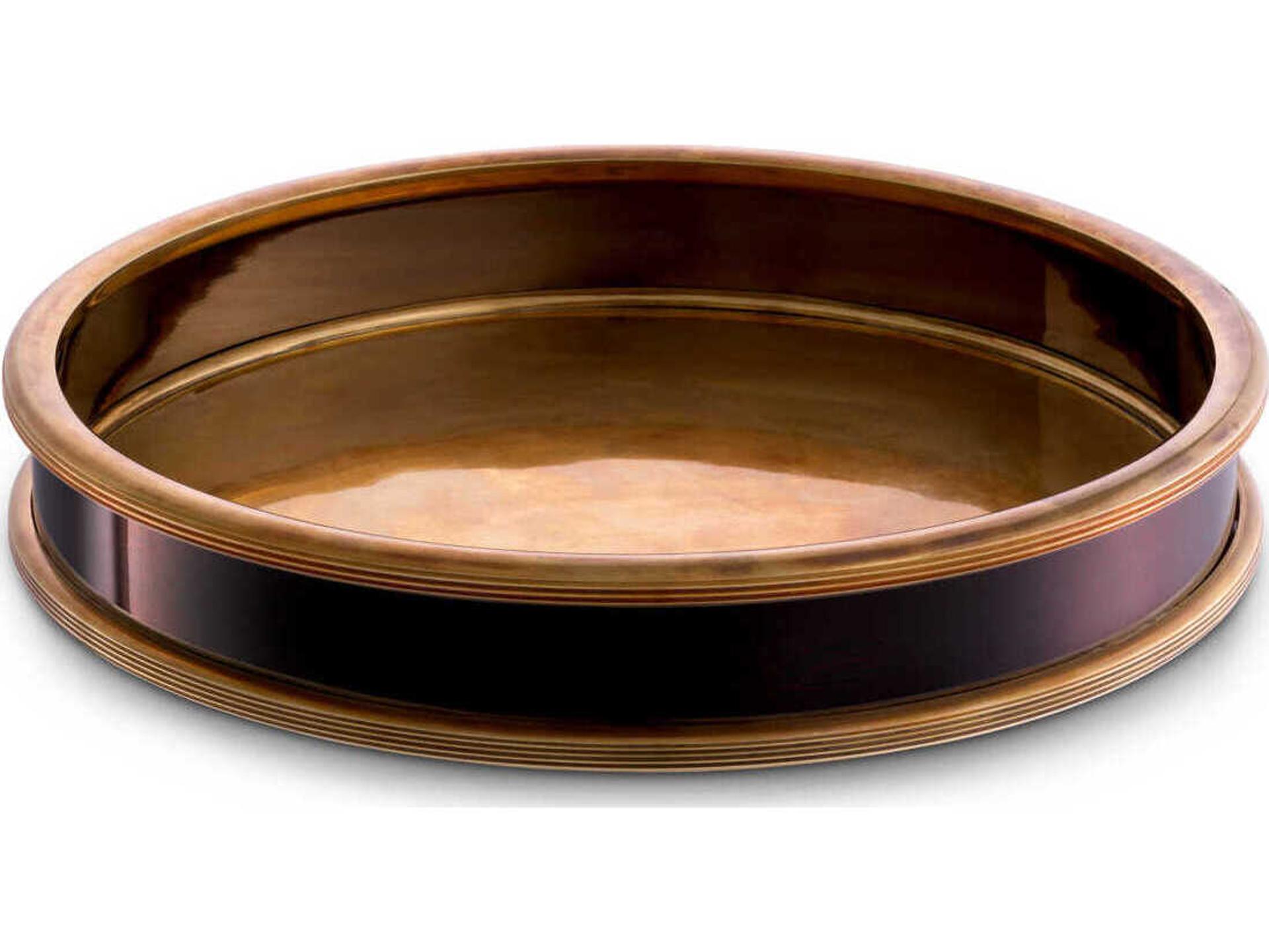 Ella Vintage Brass Tray