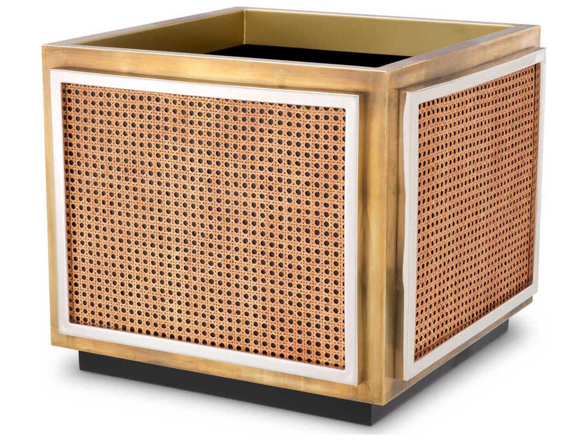 Tropea Vintage Brass Planter