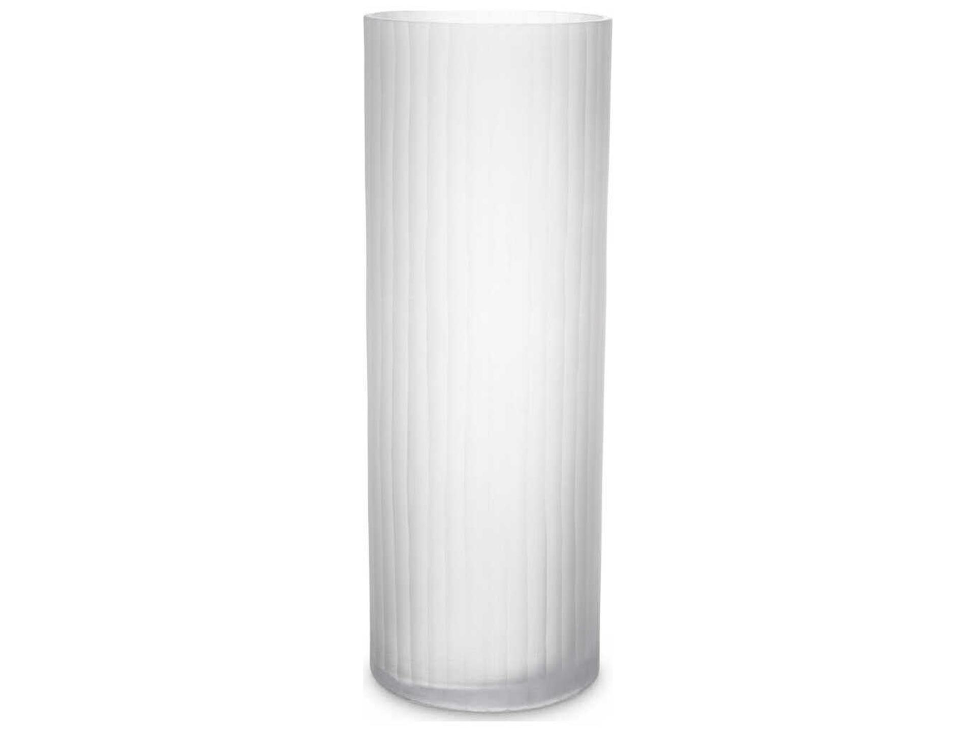 Haight M Frosted White Vase