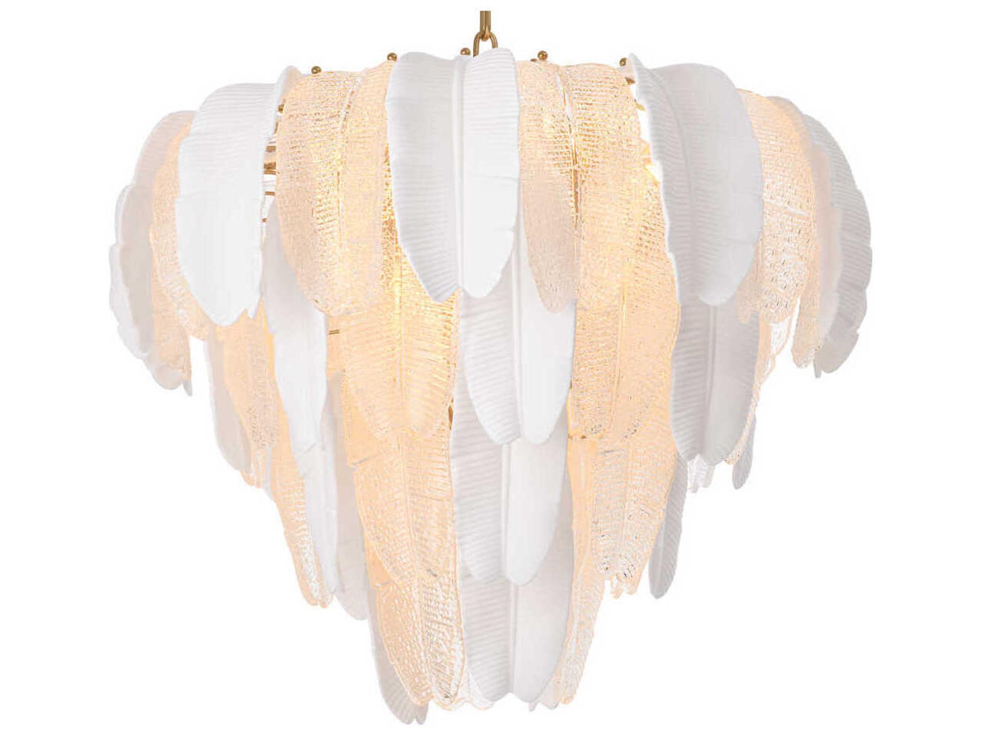 Eichholtz Saint Lucia S White Ceramic Chandelier