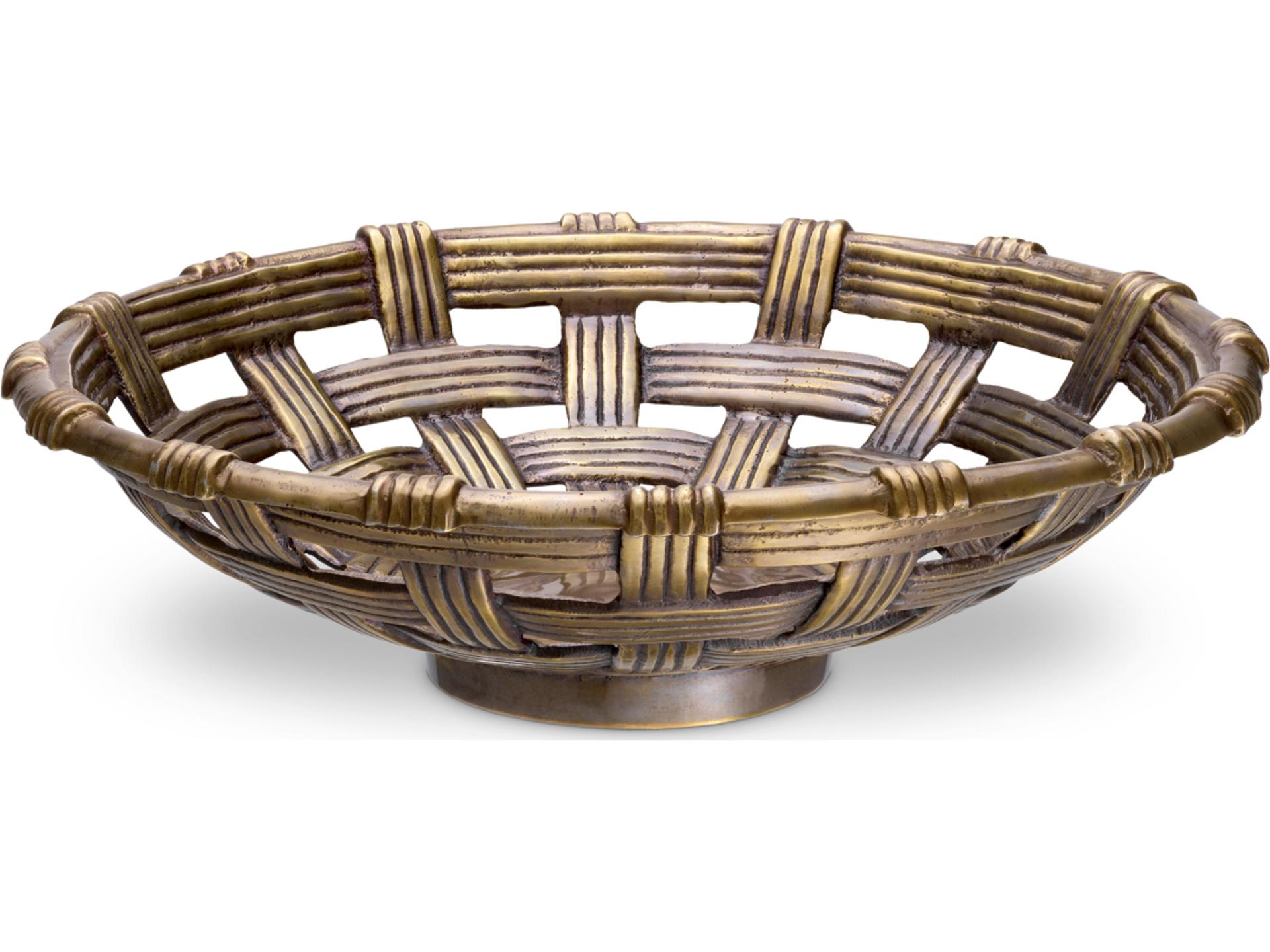 Vintage Brass Decorative Plate