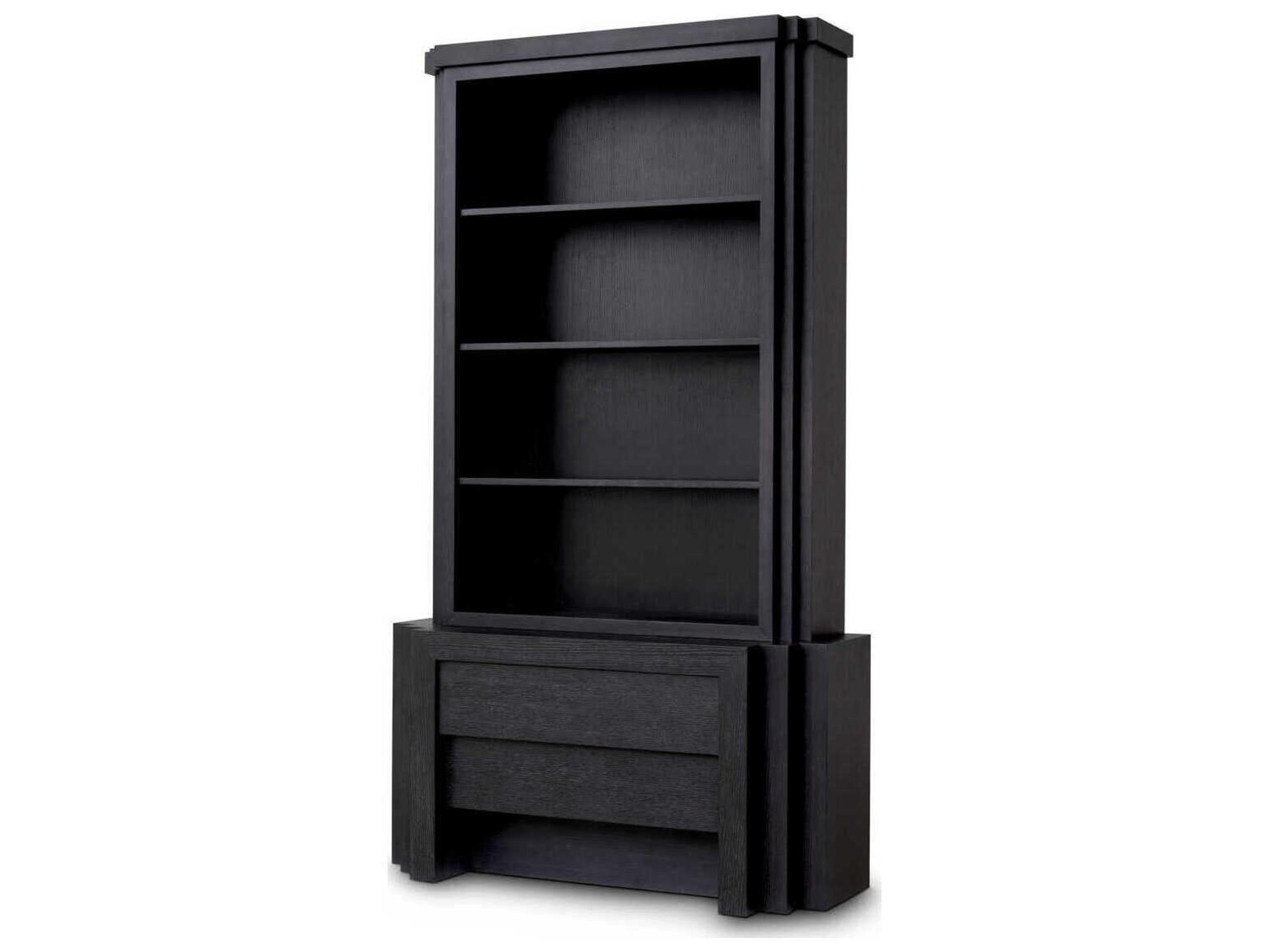 Metropolitan Oak Wood Natural Veneer Display Cabinet