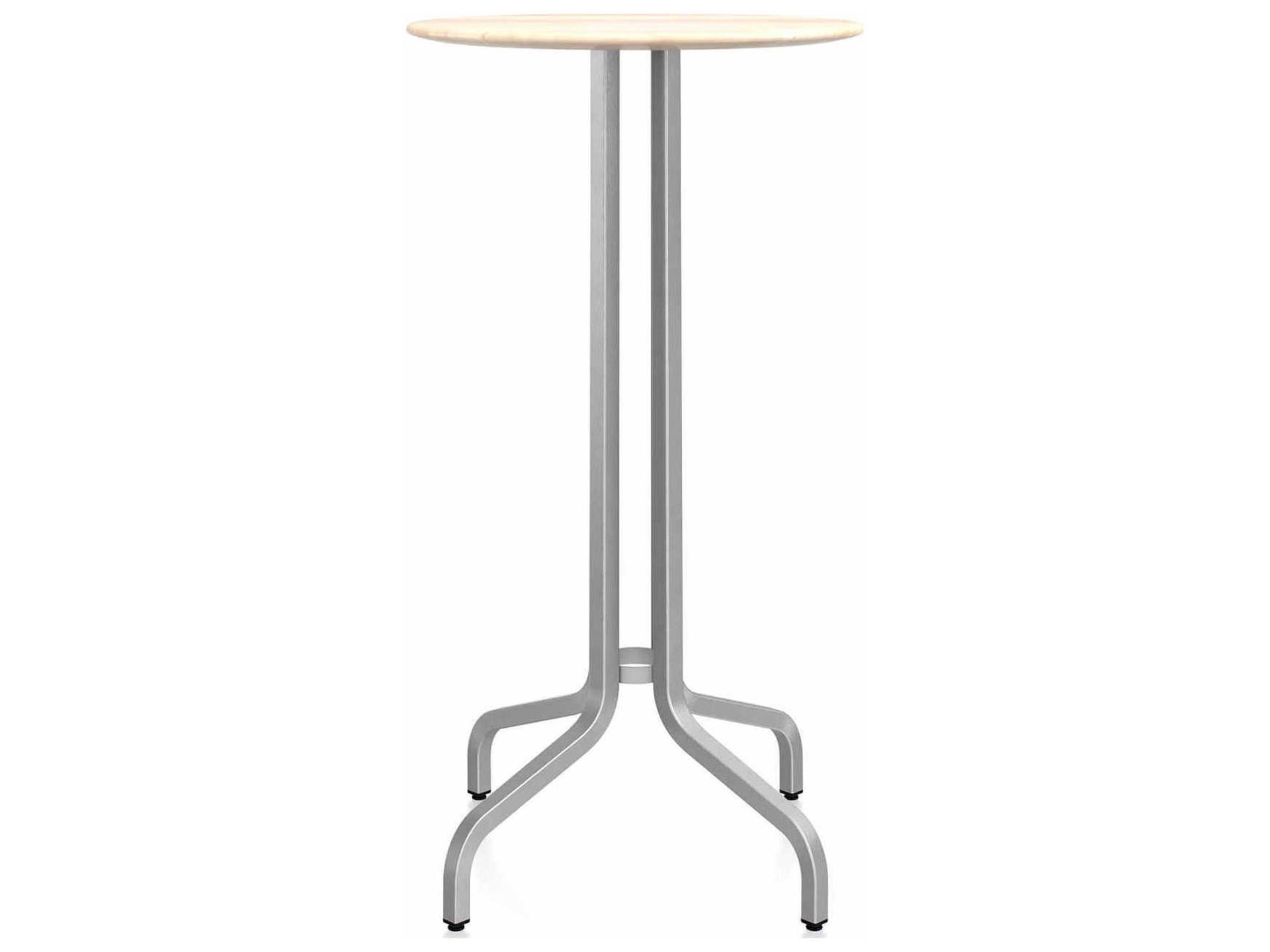 By Jasper Morrison Round Wood Bar Table