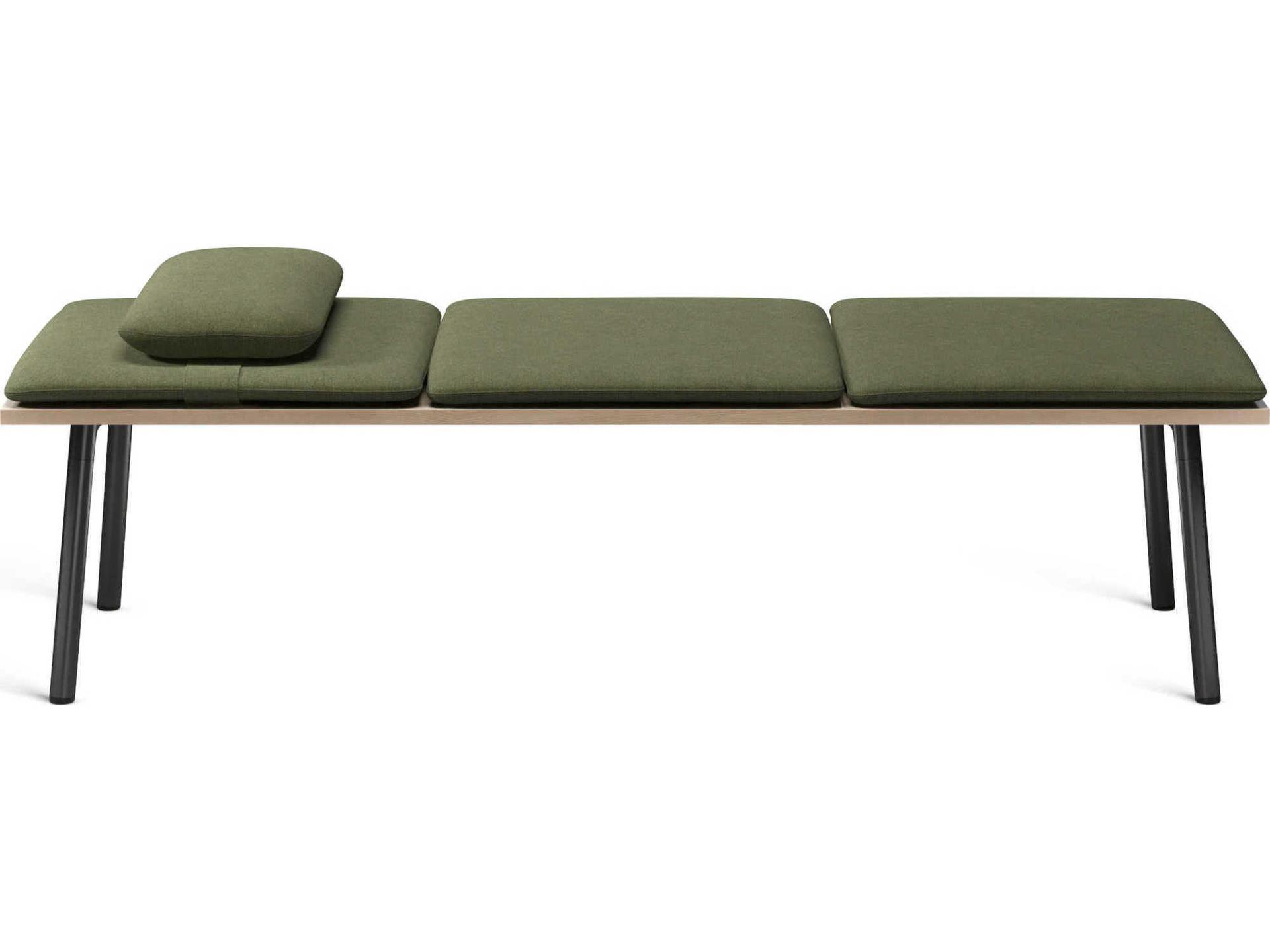 Run By Sam Hecht And Kim Colin Black Upholstered Accent Bench