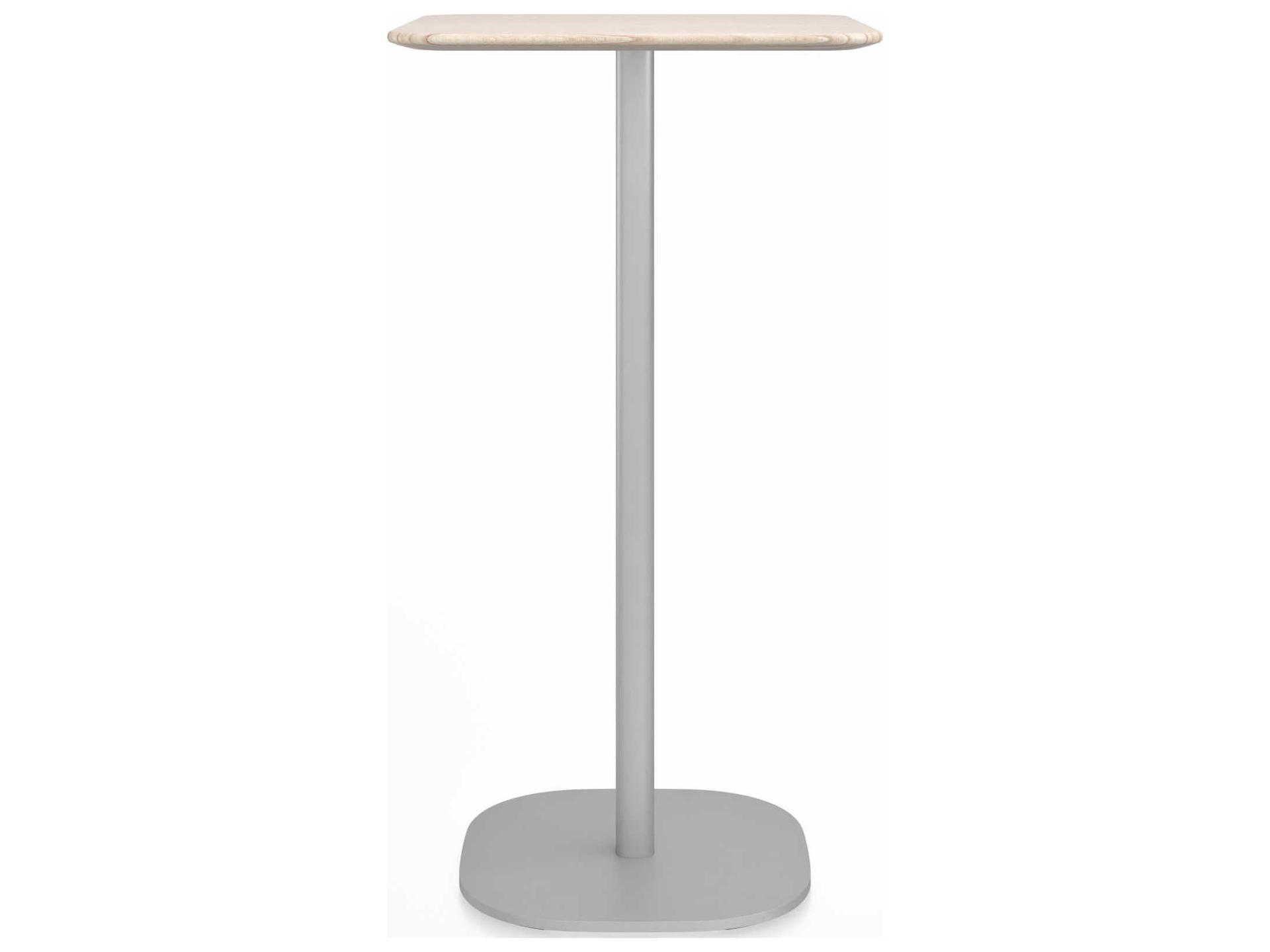 Emeco Table Flat Base By Jasper Morrison Rectangular Bar