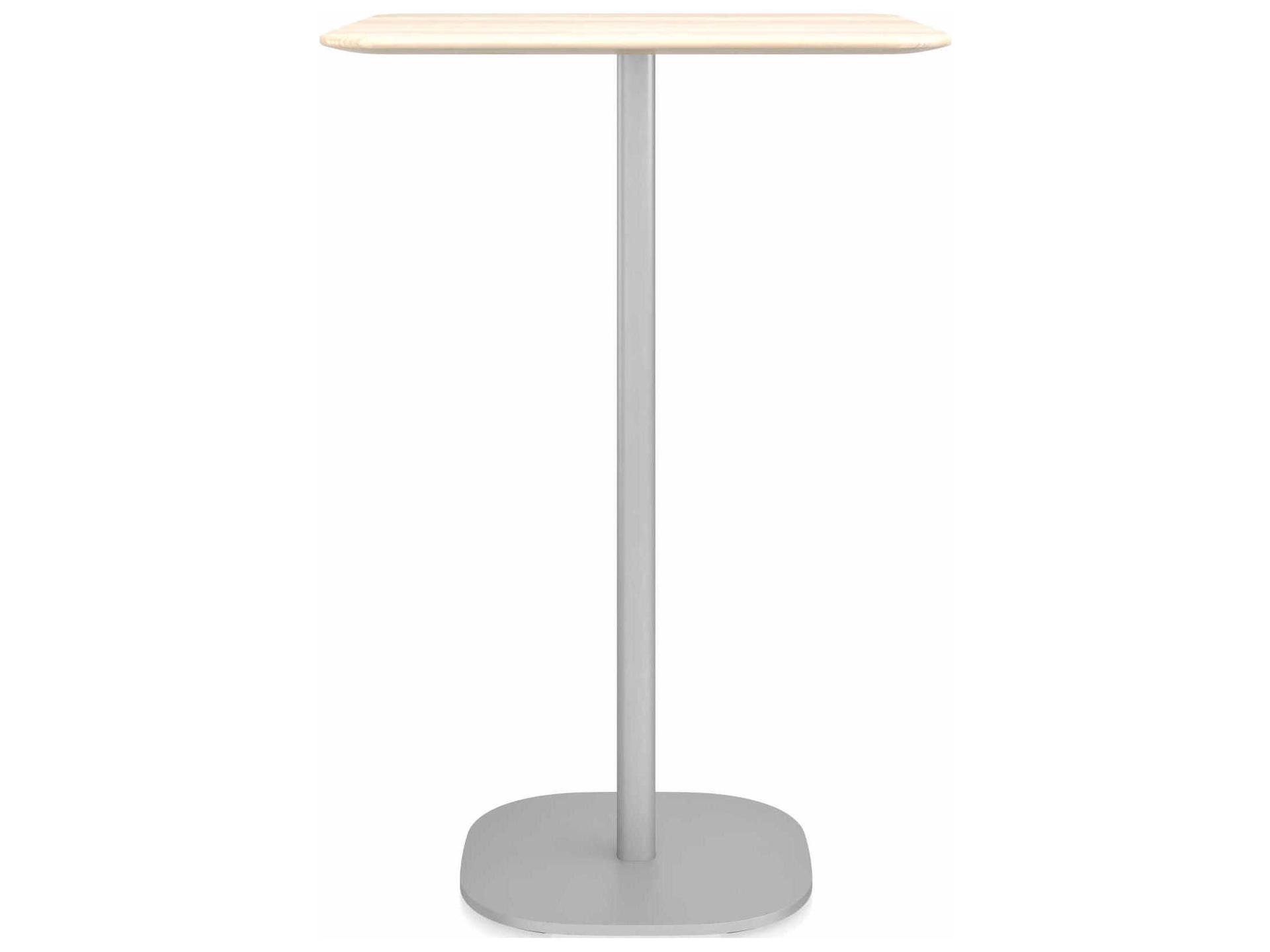 Emeco Table Flat Base By Jasper Morrison Square Bar