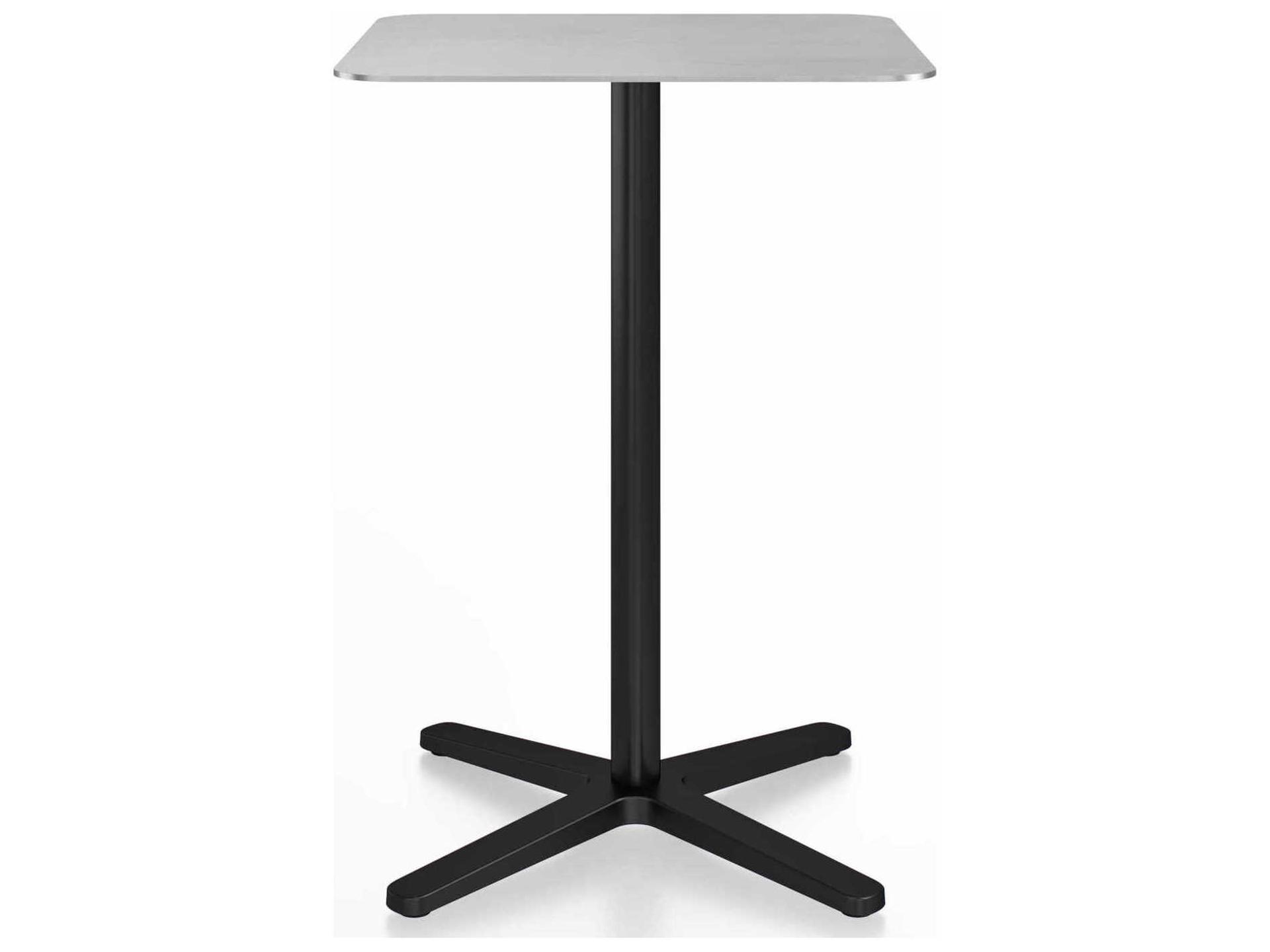 Emeco By Jasper Morrison Rectangular Outdoor Counter Table with X-Base