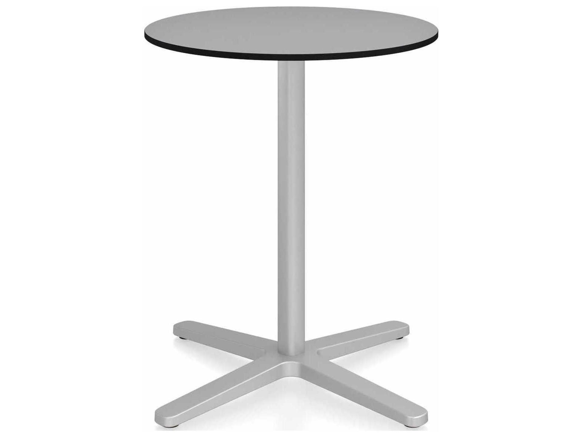 Emeco By Jasper Morrison Round Dining Table with X-Base
