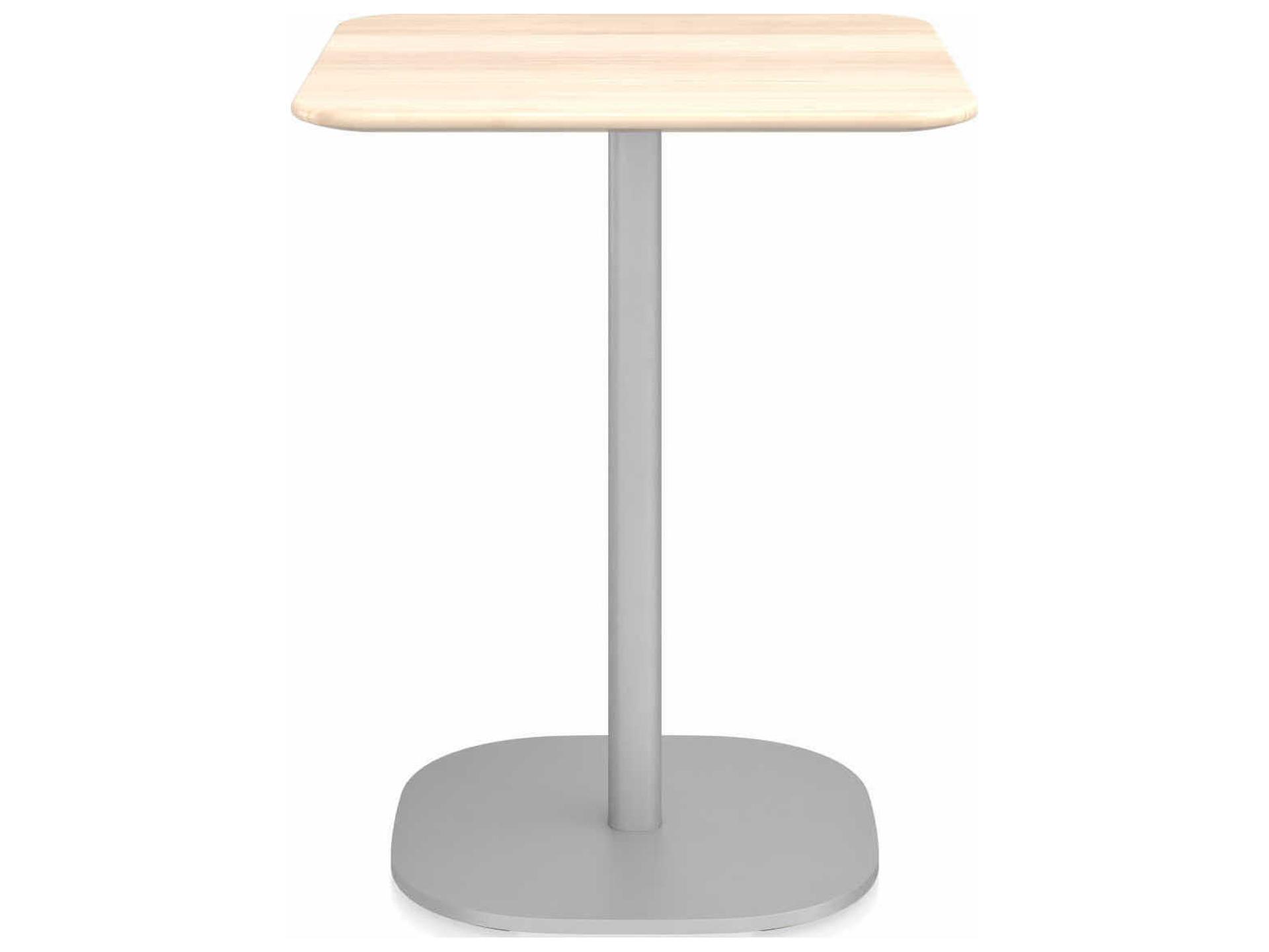 Emeco By Jasper Morrison Square Dining Table with Flat Base