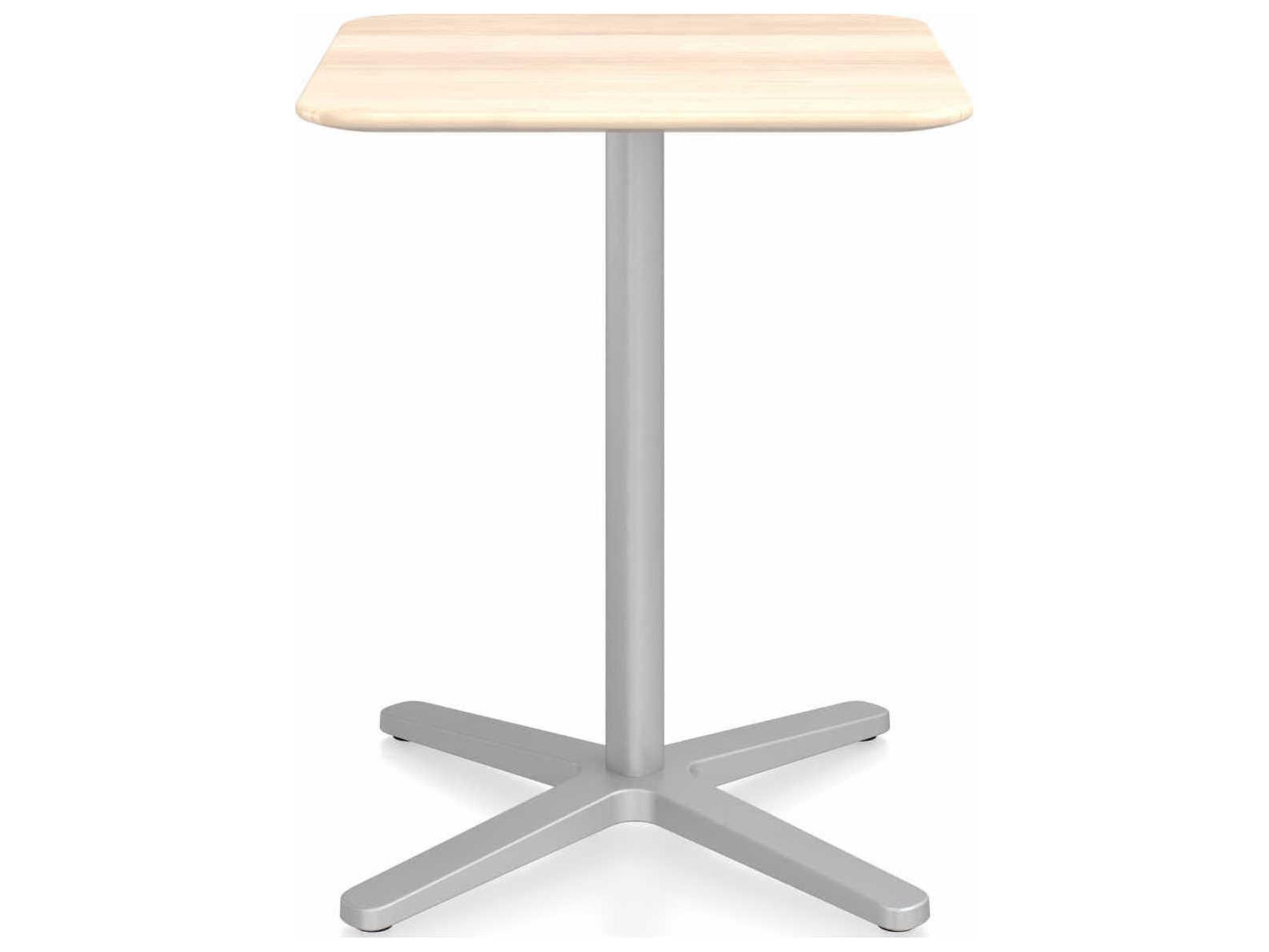 Emeco By Jasper Morrison Square Dining Table with X-Base