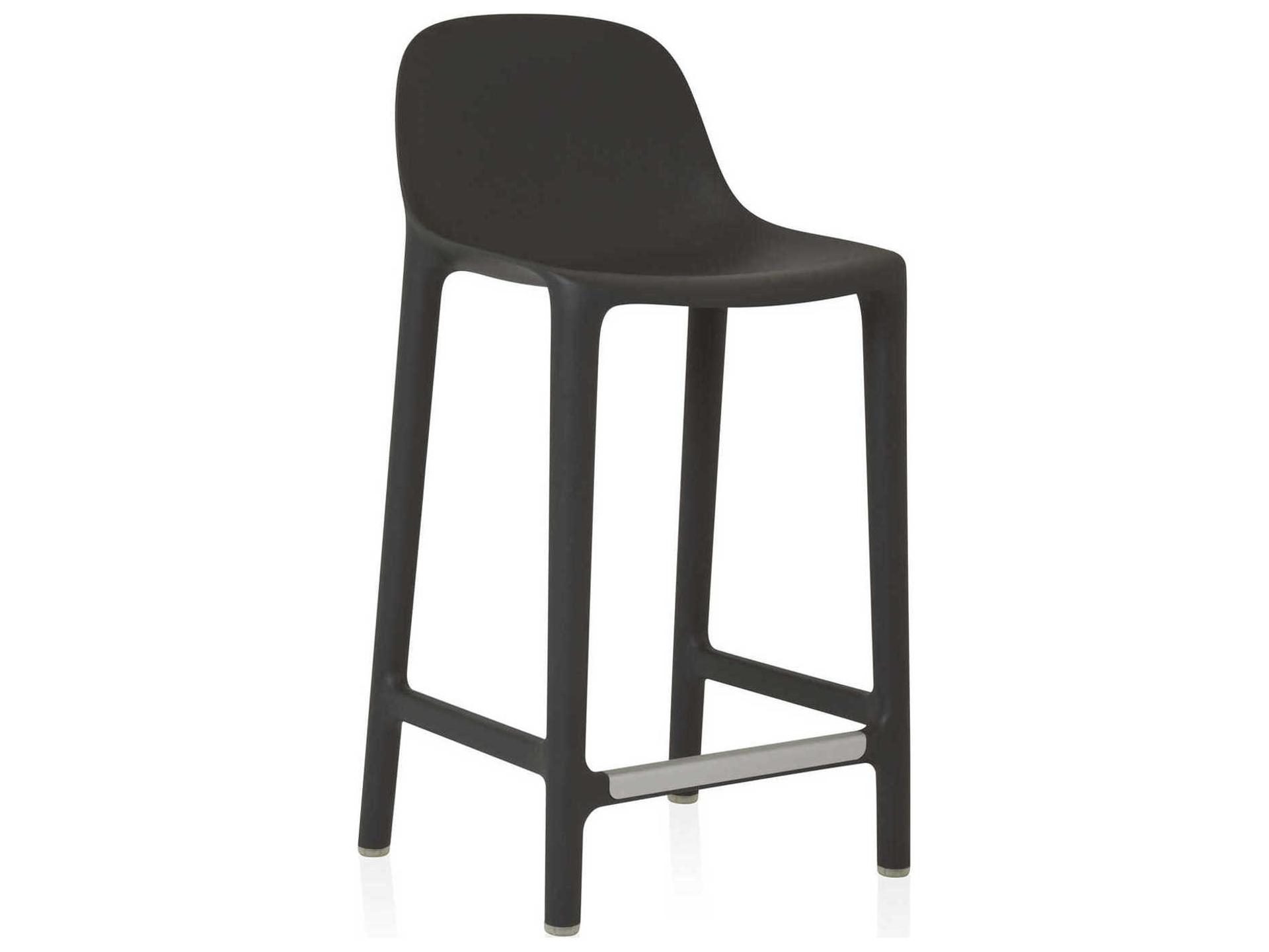 Emeco Broom 24-Inch Counter Stool by Philippe Starck Recycled Materials