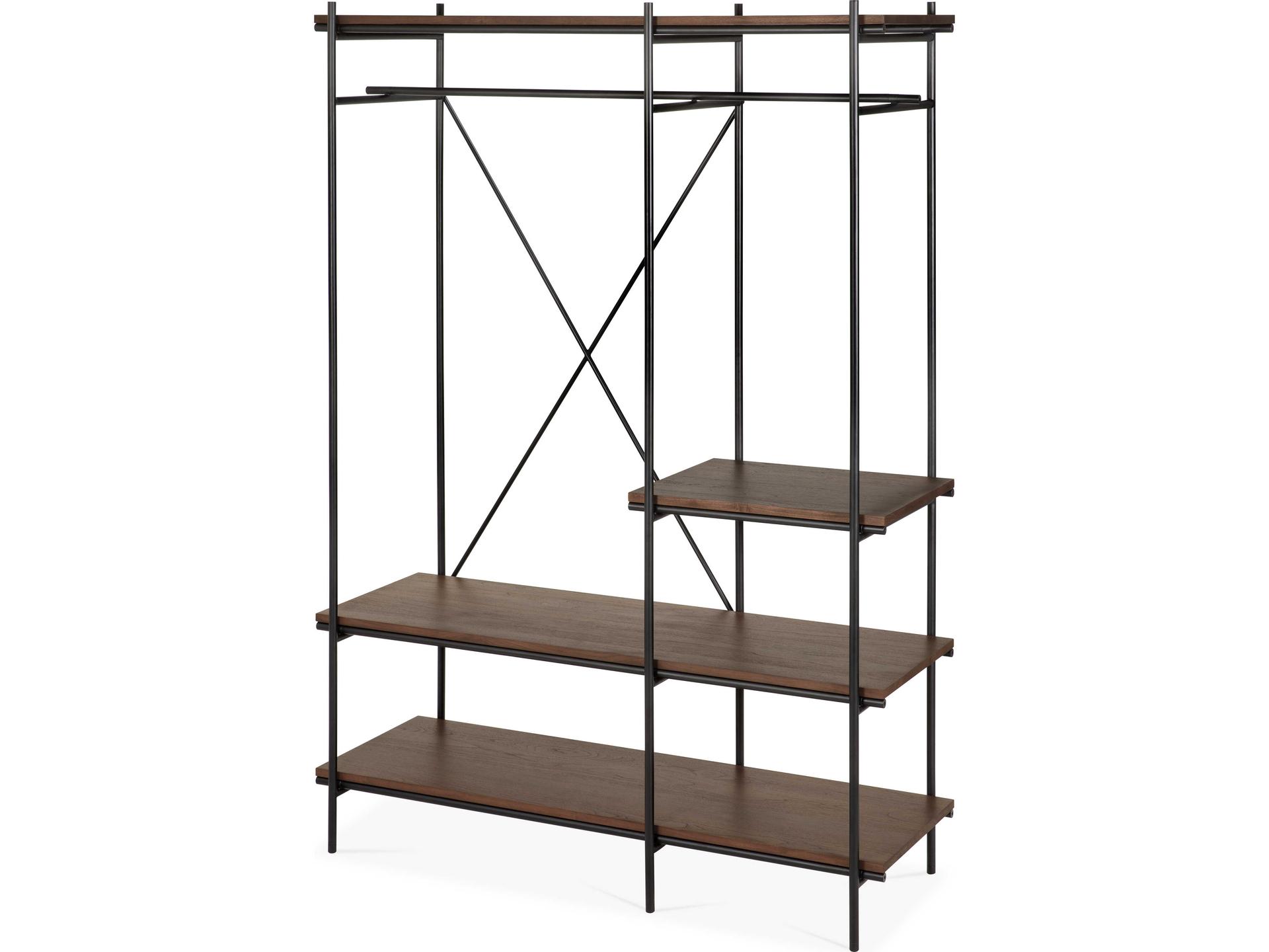 Oscar Teak Brown Hanging Rack