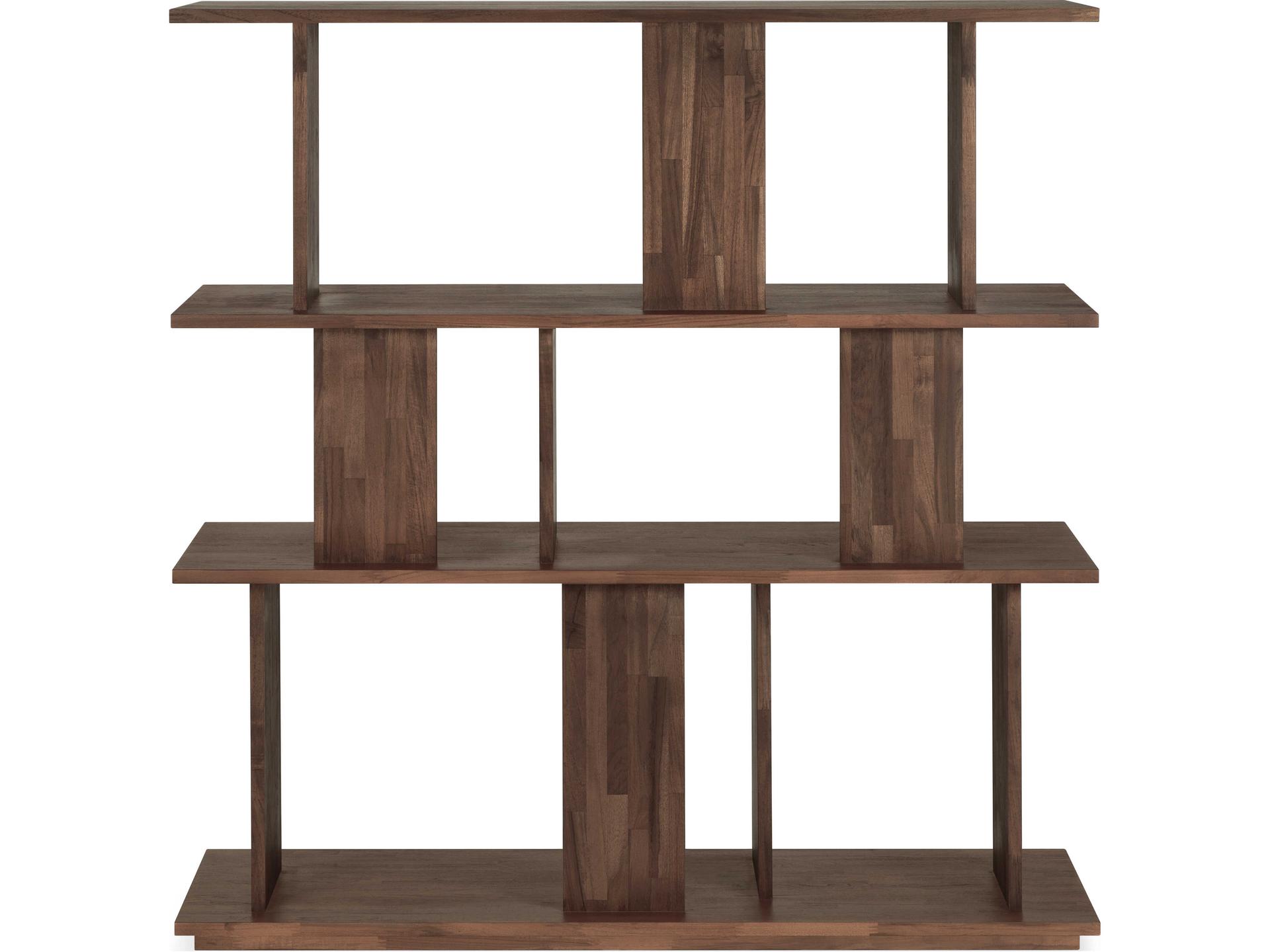 Irregular Teak Brown Rack