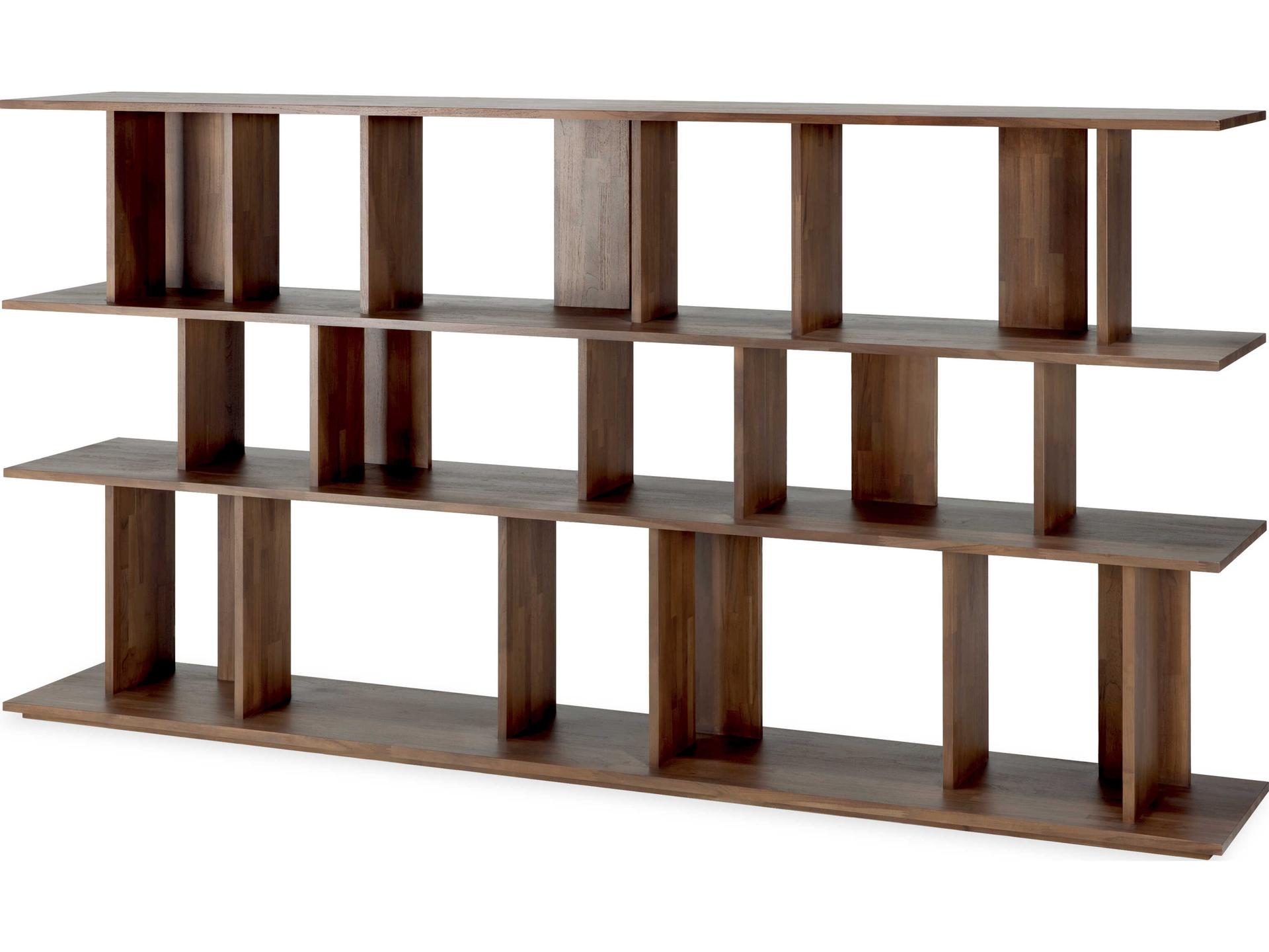 Irregular Teak Brown Rack